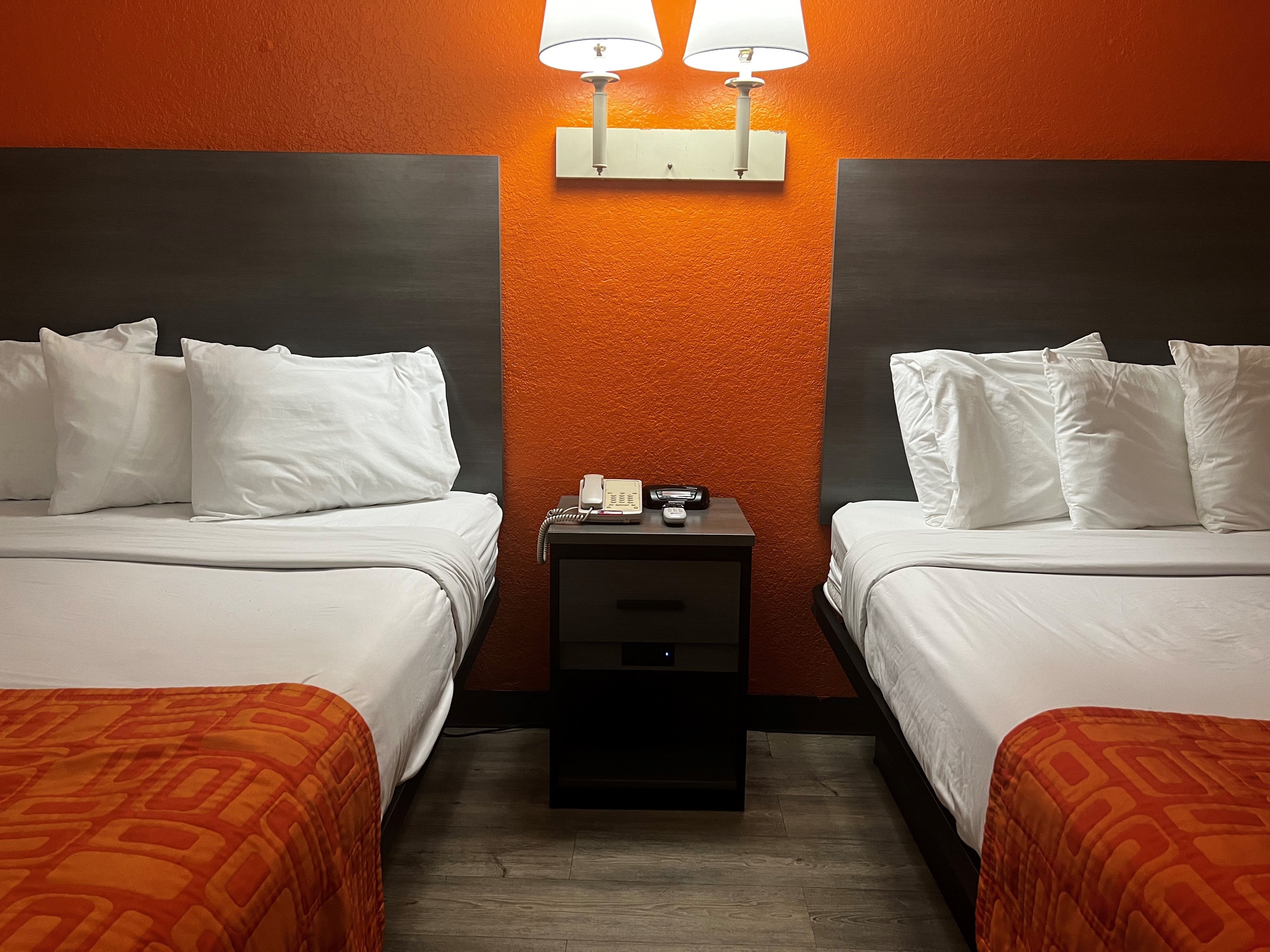 Guest room at the Howard Johnson by Wyndham Galveston in Galveston, Texas