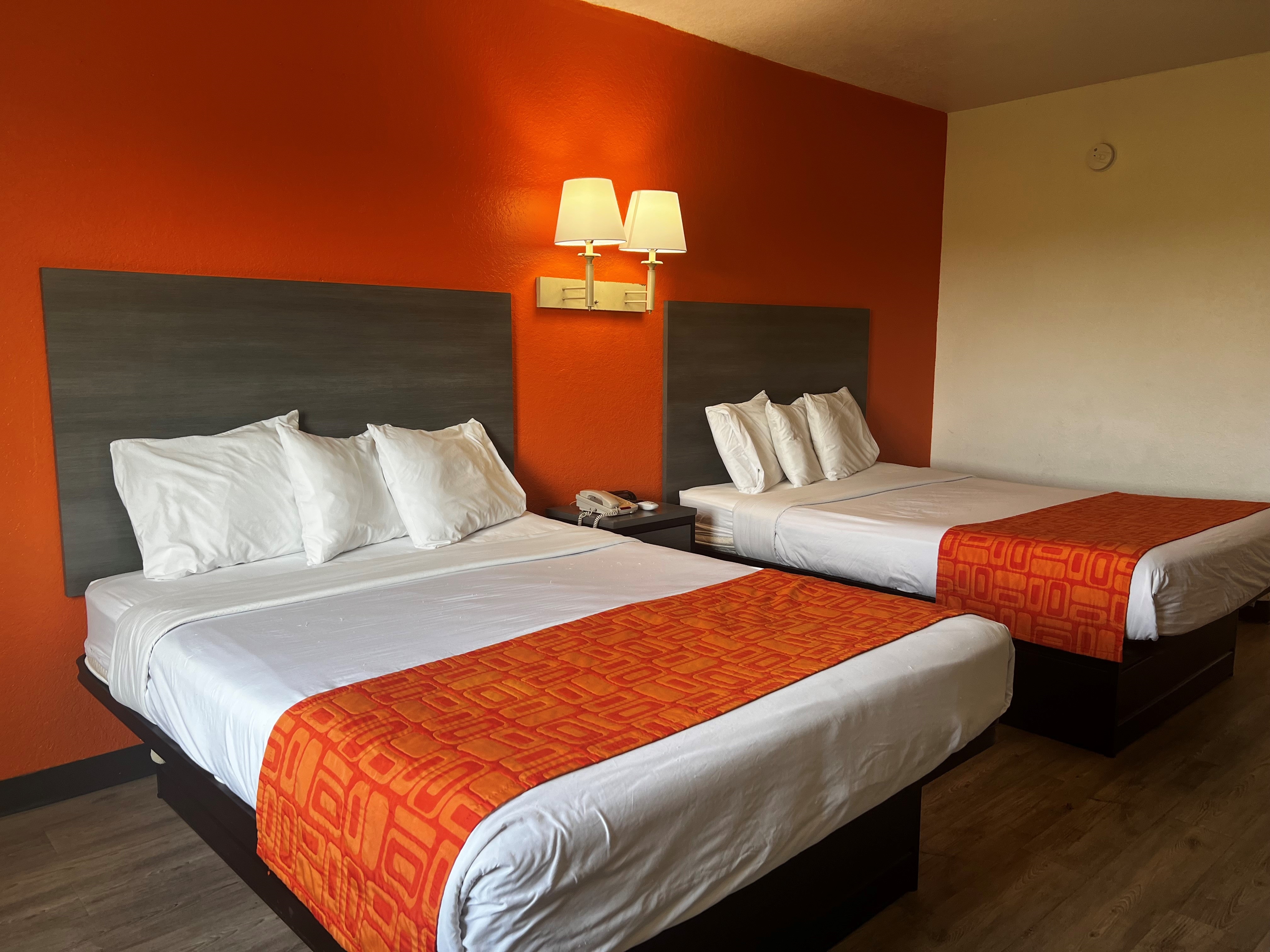 Guest room at the Howard Johnson by Wyndham Galveston in Galveston, Texas