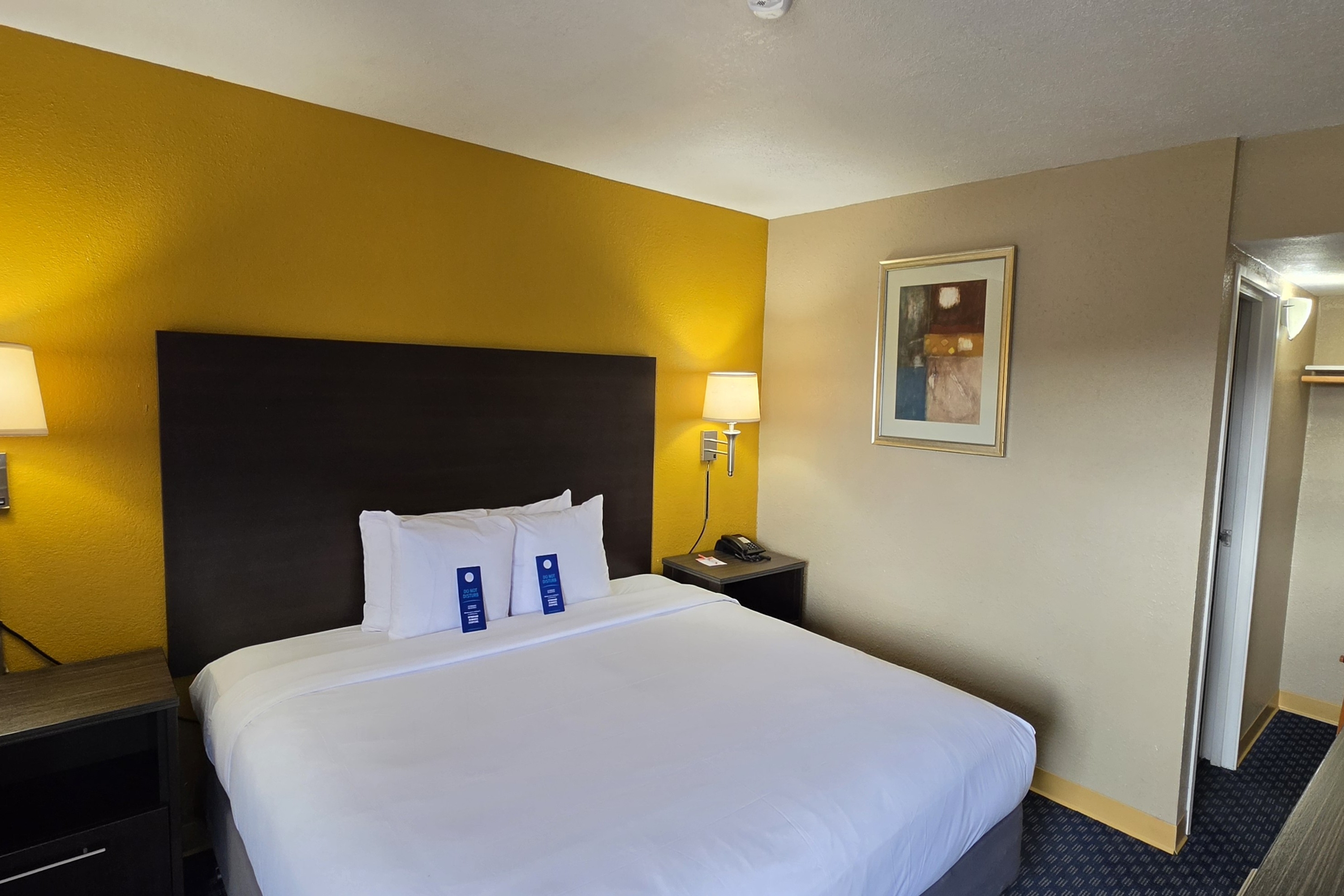 Guest room at the Howard Johnson by Wyndham Odessa TX in Odessa, Texas