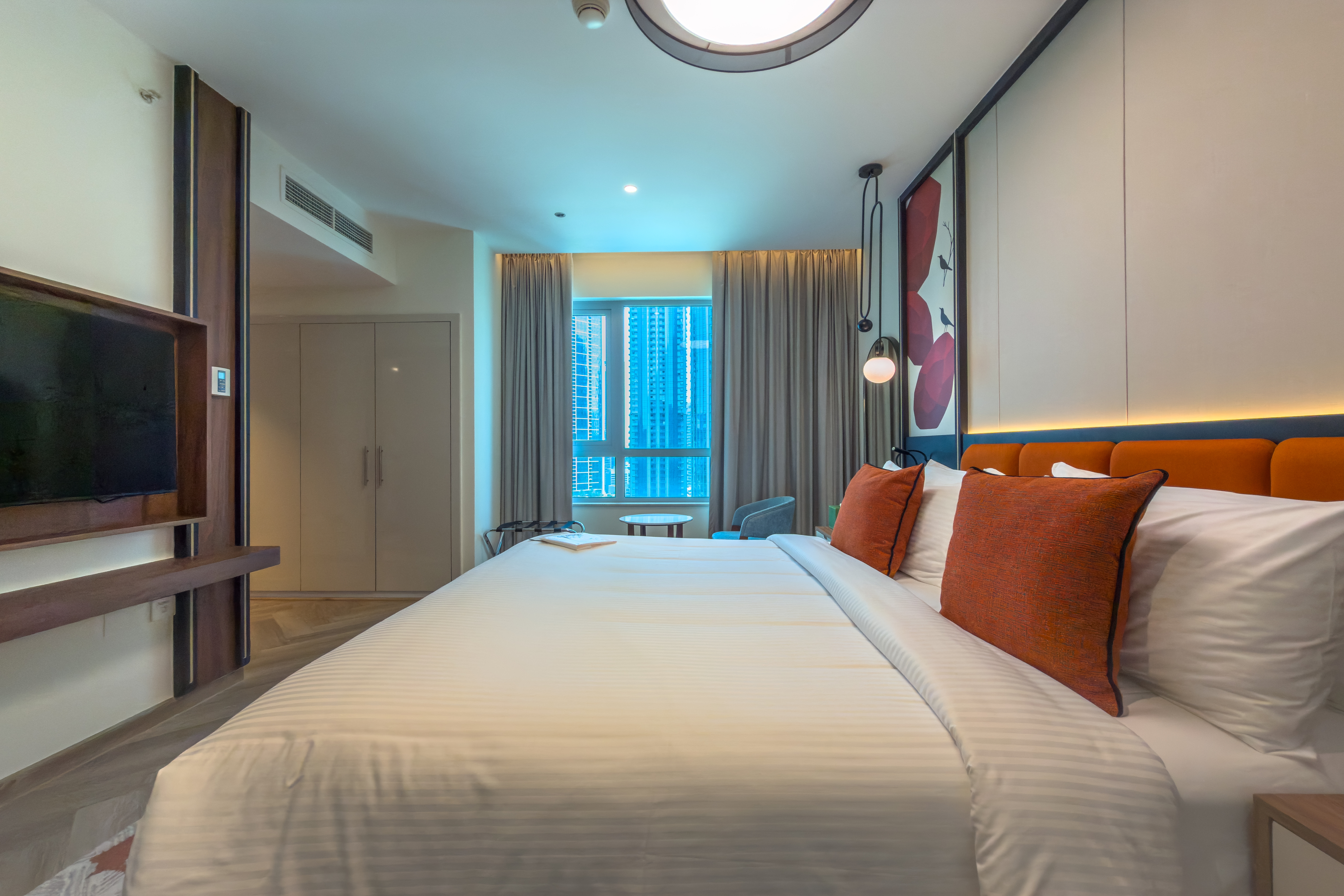 Guest room at the Wyndham Downtown Dubai in Dubai, Other than US/Canada