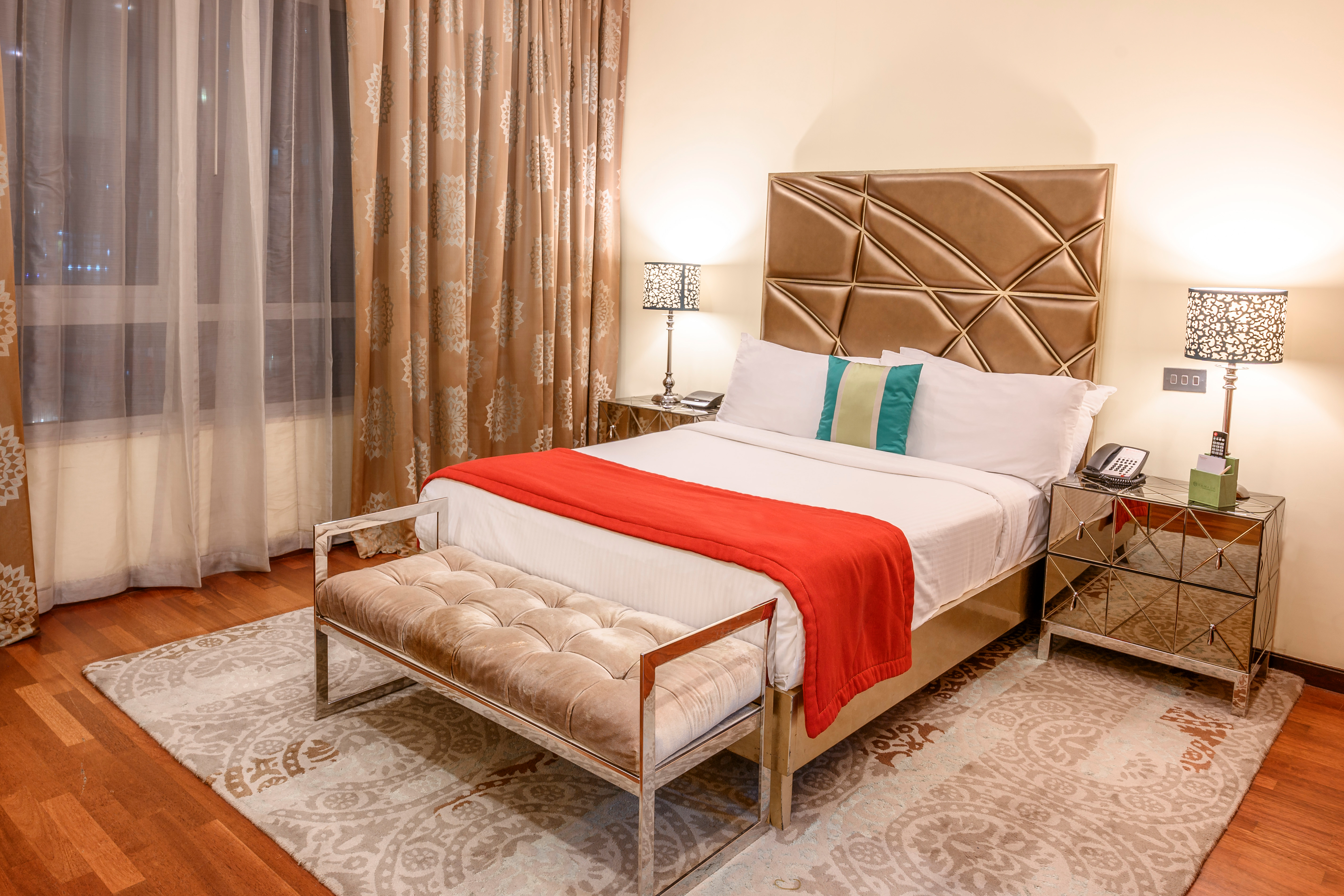 Guest room at the Wyndham Downtown Dubai in Dubai, Other than US/Canada
