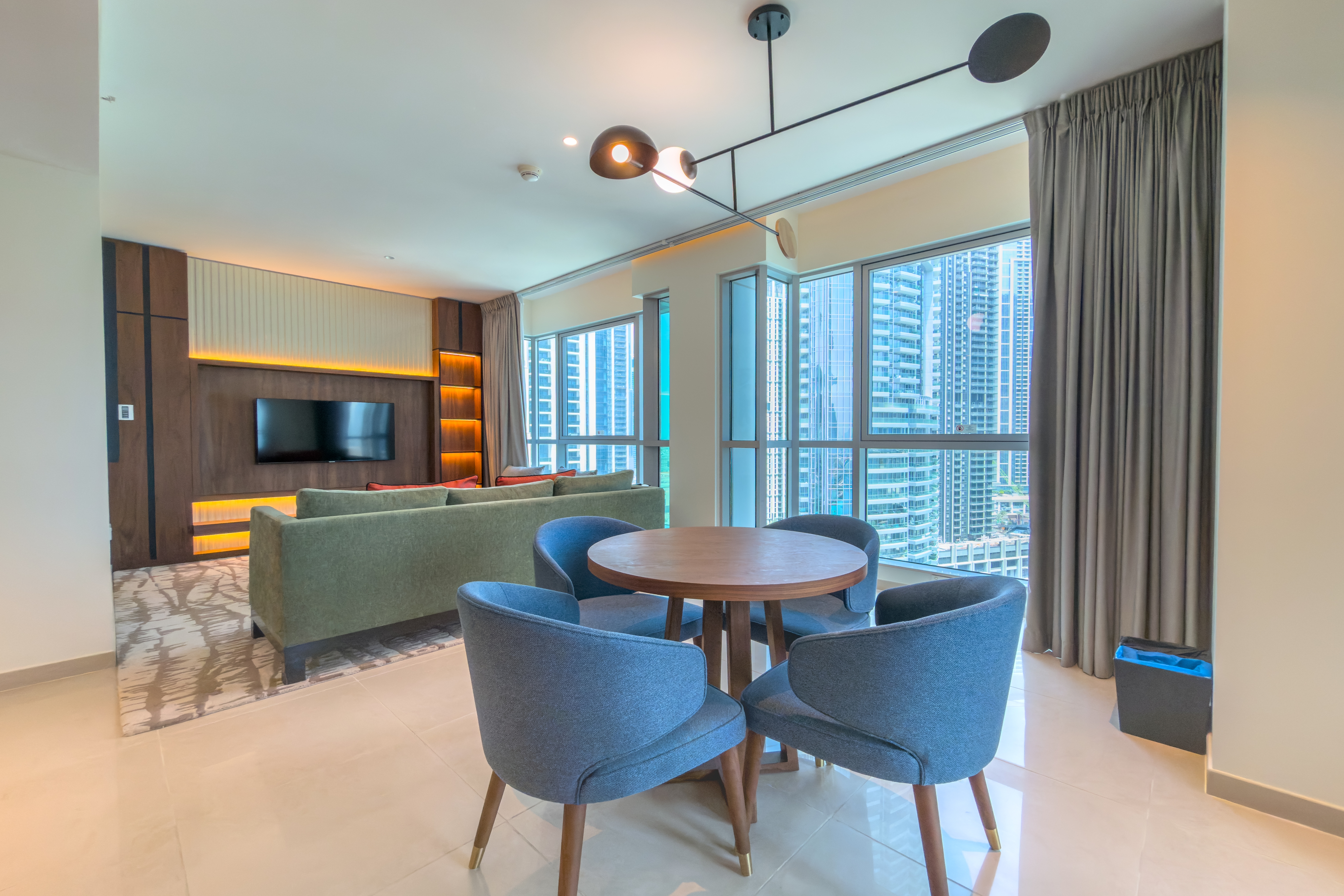 Guest room at the Wyndham Downtown Dubai in Dubai, Other than US/Canada