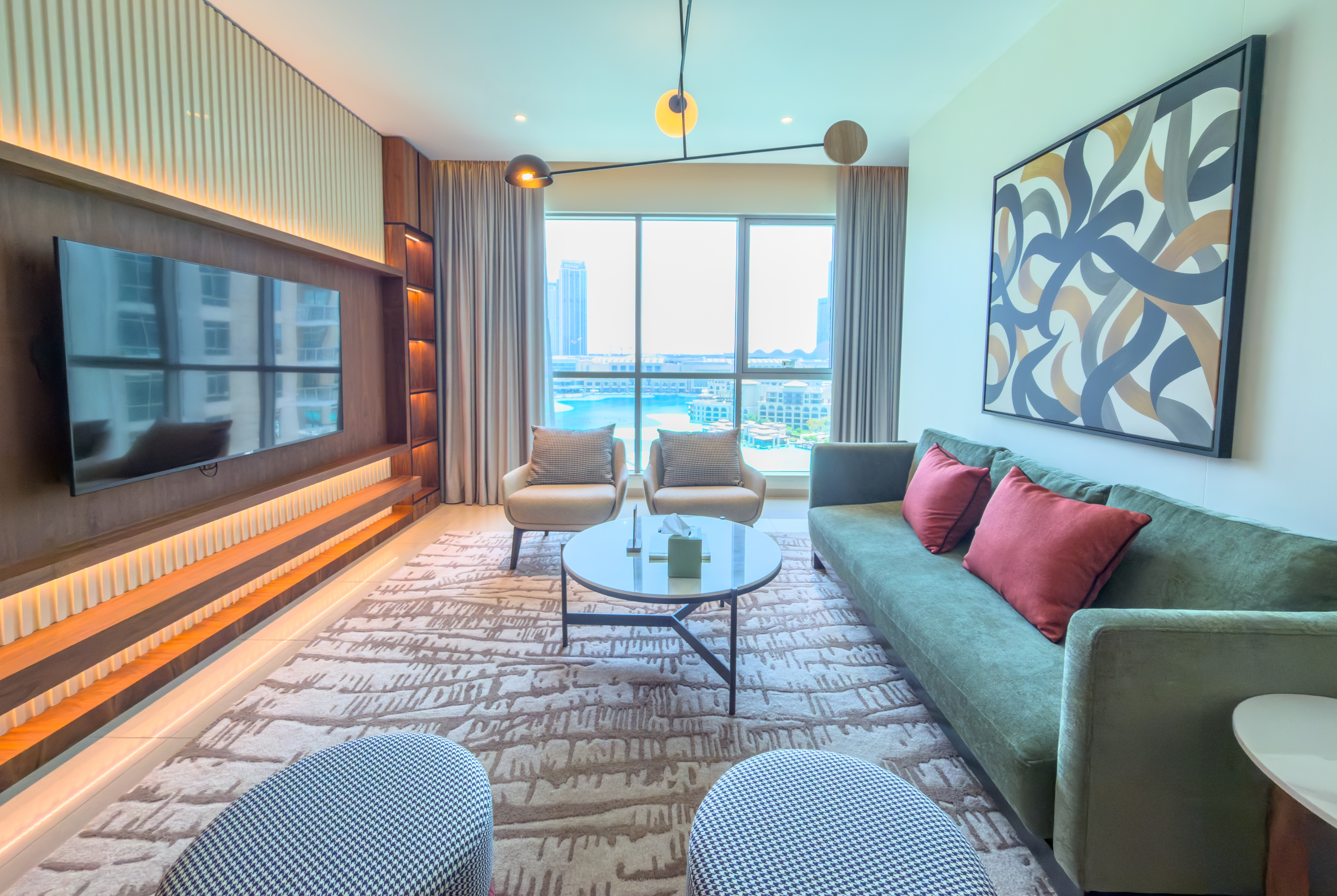 Guest room at the Wyndham Downtown Dubai in Dubai, Other than US/Canada