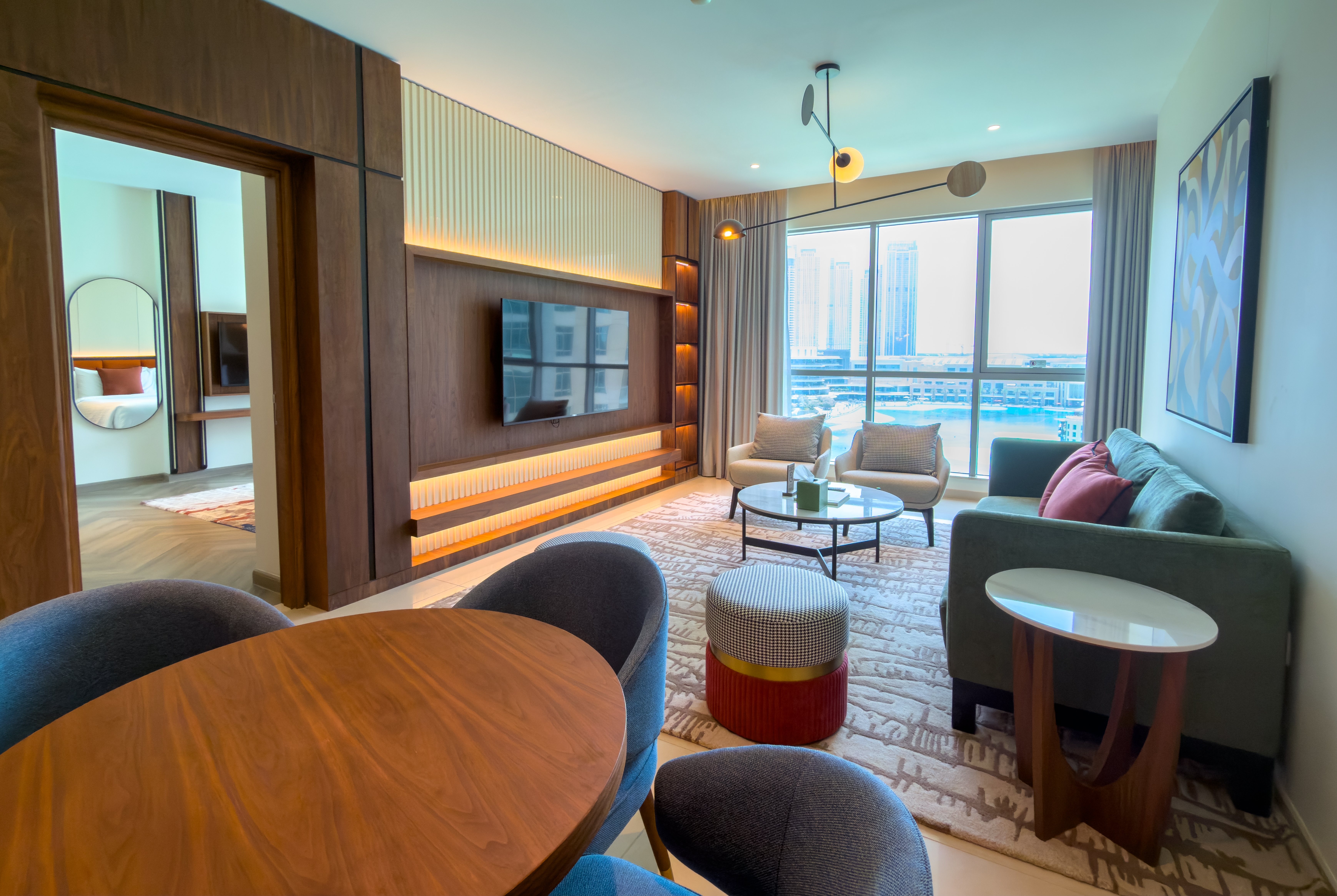 Guest room at the Wyndham Downtown Dubai in Dubai, Other than US/Canada
