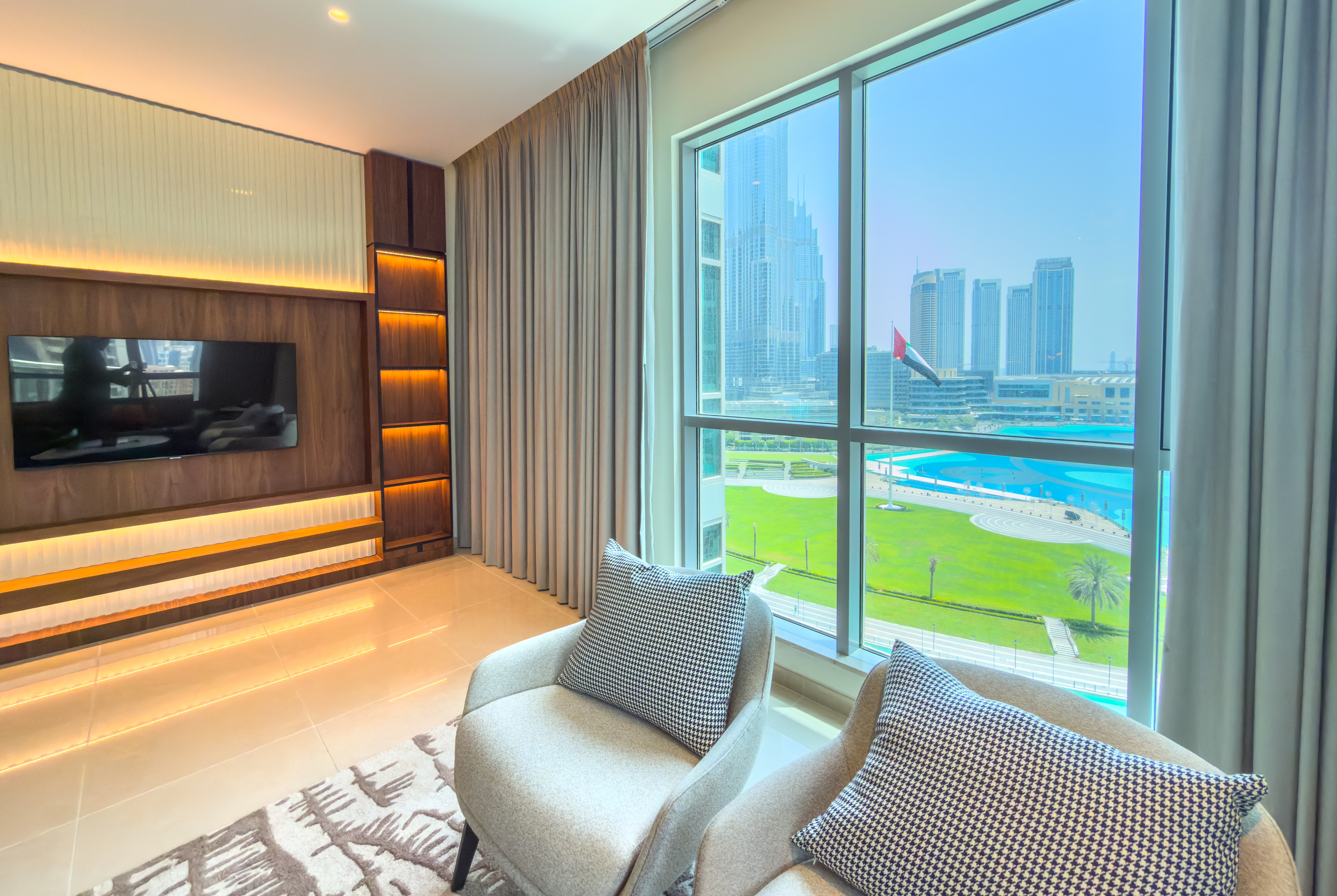 Guest room at the Wyndham Downtown Dubai in Dubai, Other than US/Canada