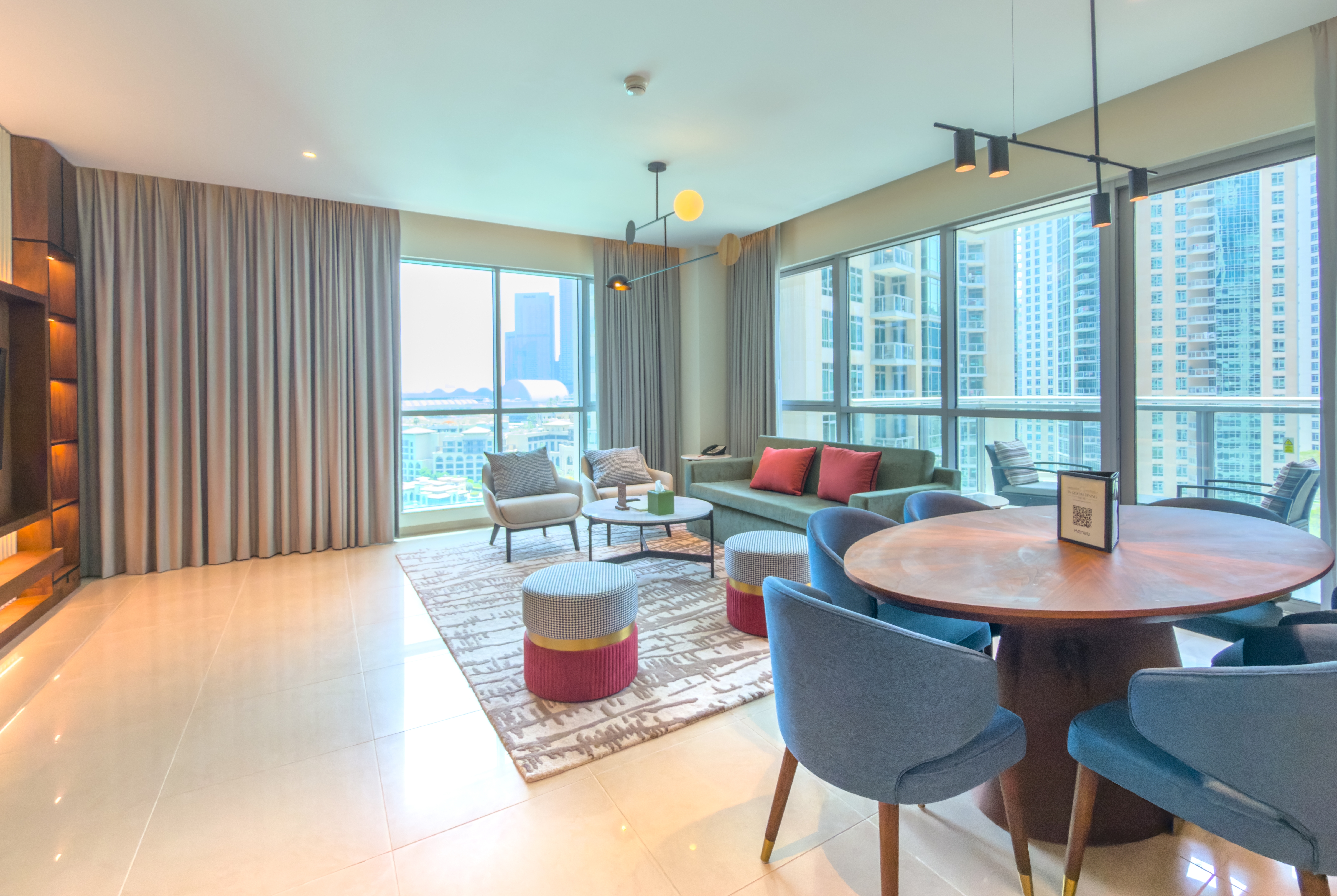 Guest room at the Wyndham Downtown Dubai in Dubai, Other than US/Canada