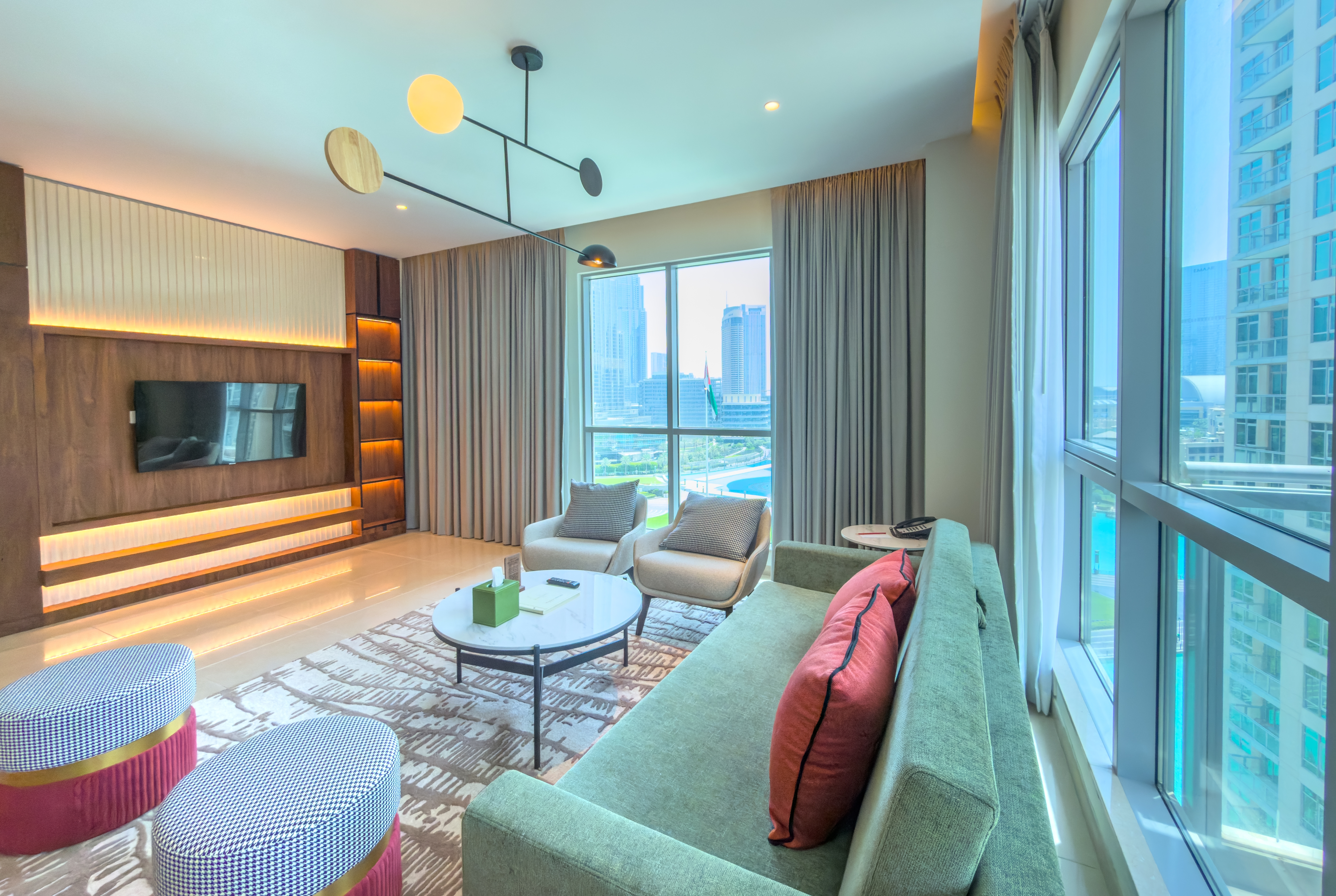Guest room at the Wyndham Downtown Dubai in Dubai, Other than US/Canada