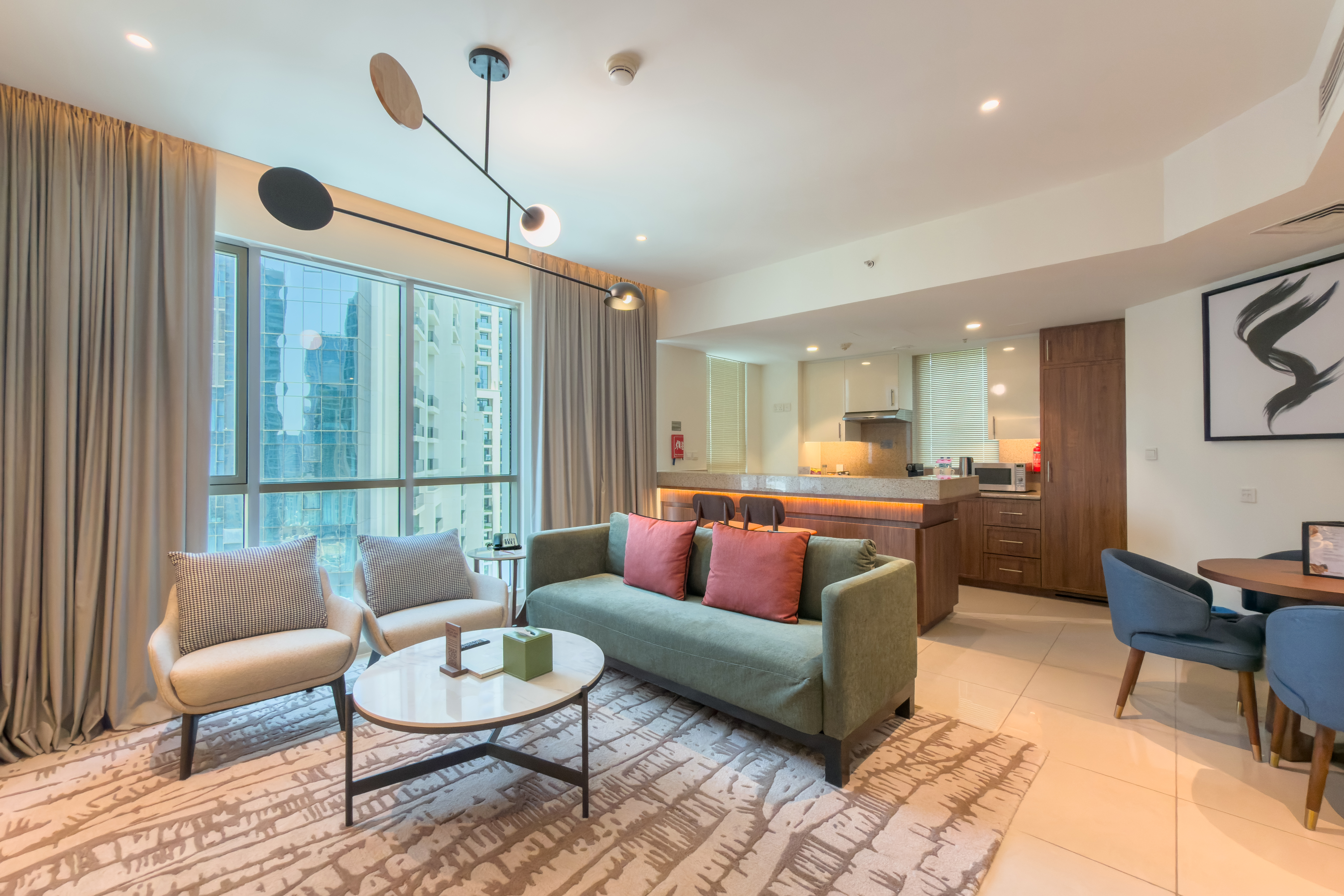 Guest room at the Wyndham Downtown Dubai in Dubai, Other than US/Canada