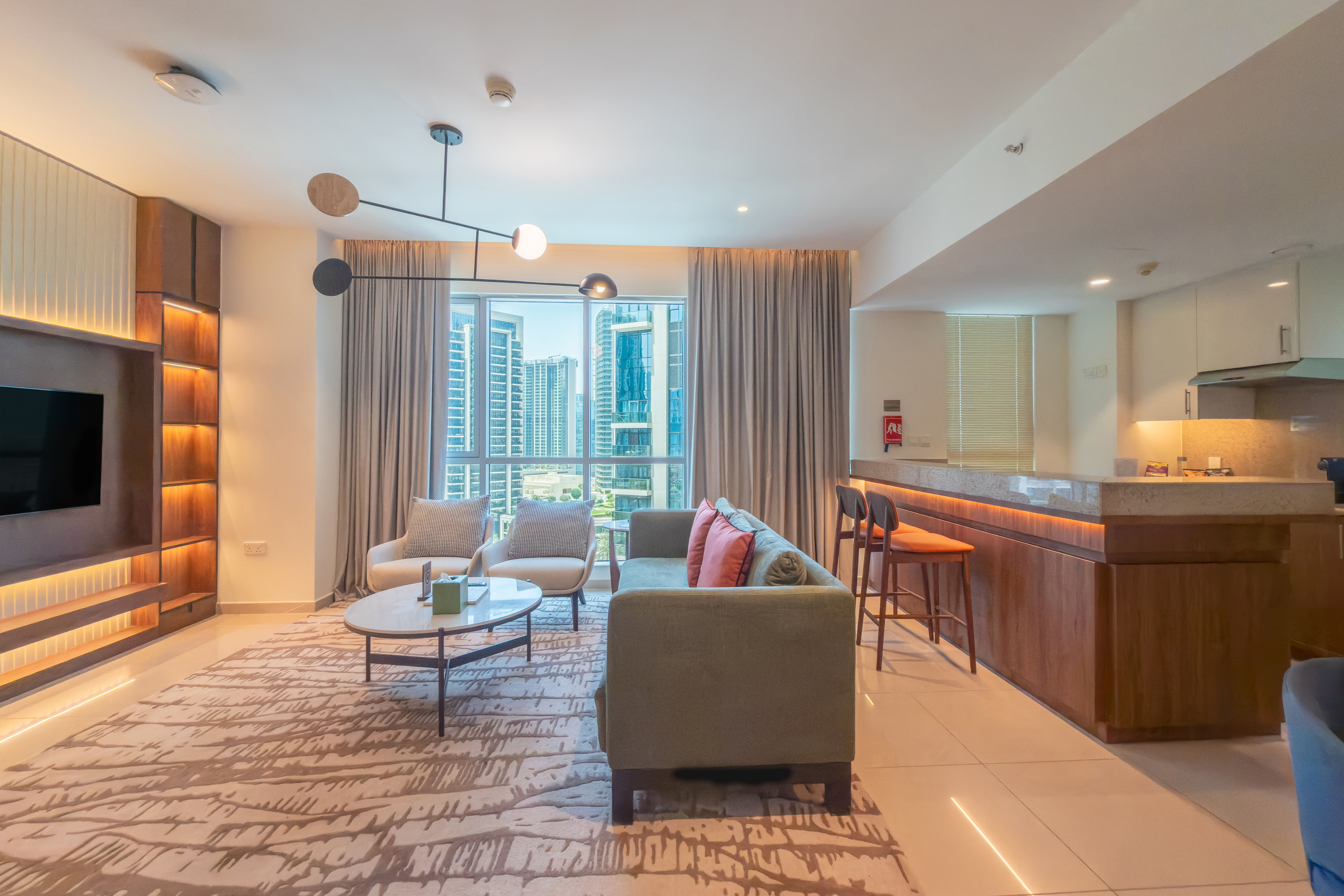 Guest room at the Wyndham Downtown Dubai in Dubai, Other than US/Canada