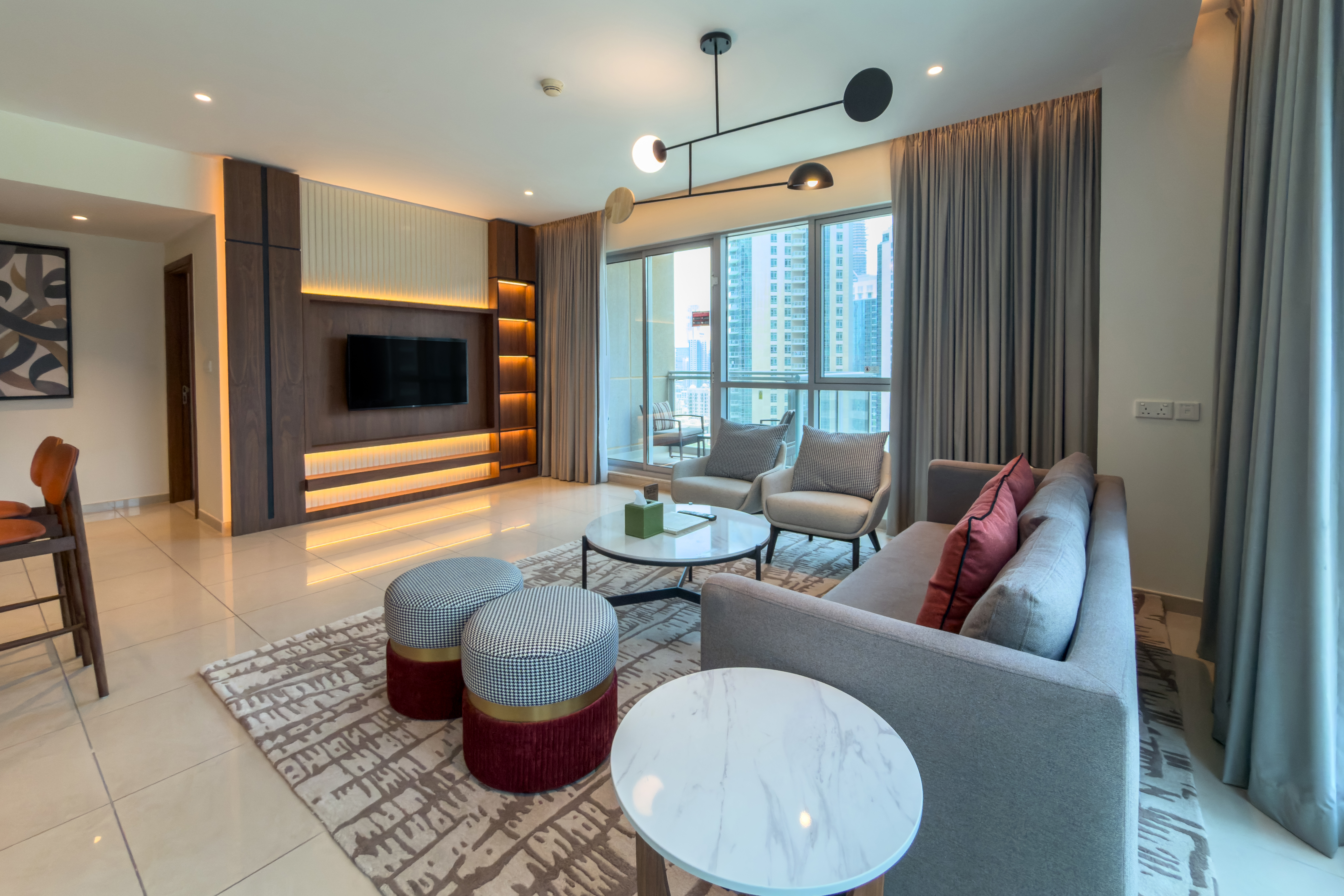 Guest room at the Wyndham Downtown Dubai in Dubai, Other than US/Canada