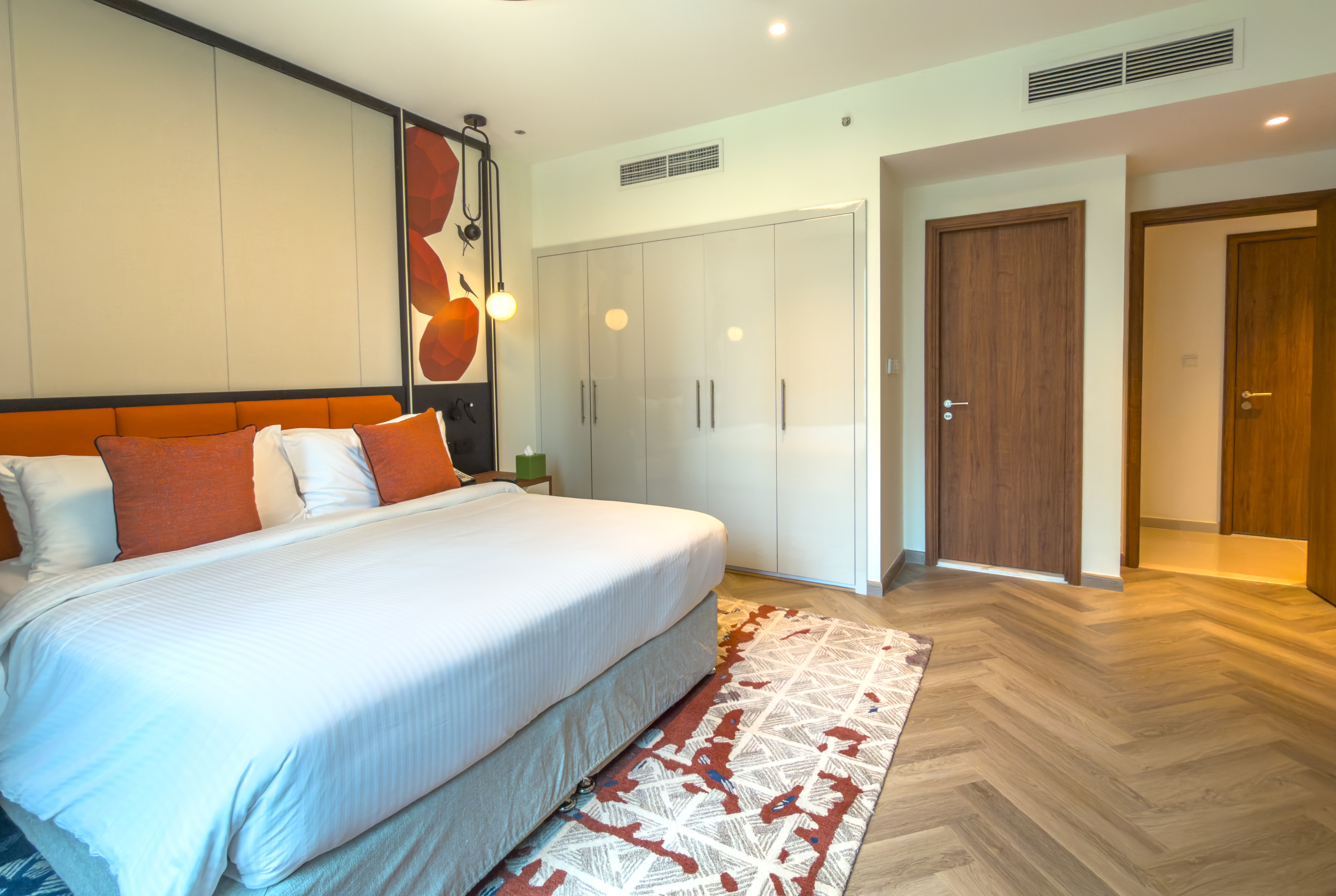 Guest room at the Wyndham Downtown Dubai in Dubai, Other than US/Canada