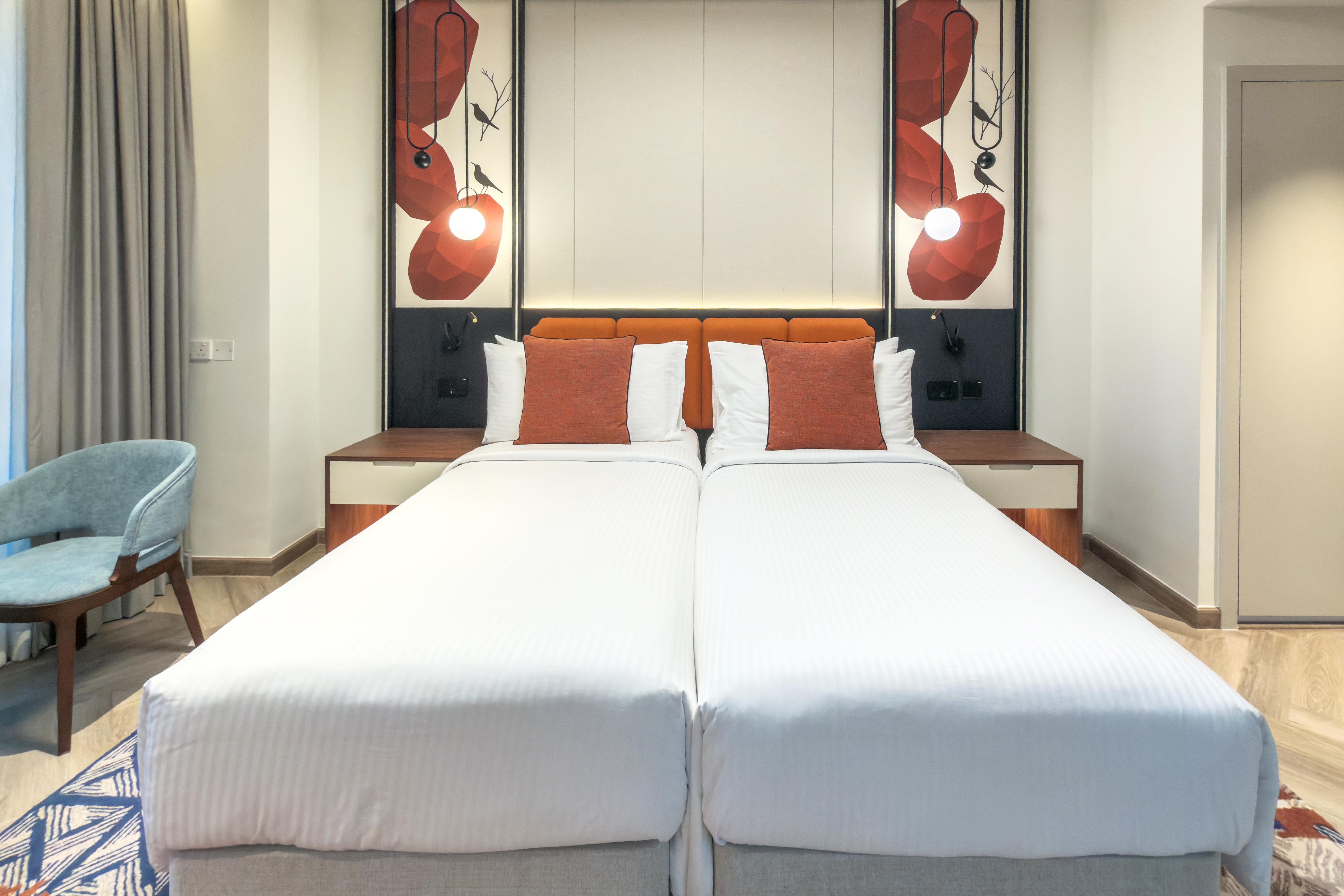 Guest room at the Wyndham Downtown Dubai in Dubai, Other than US/Canada
