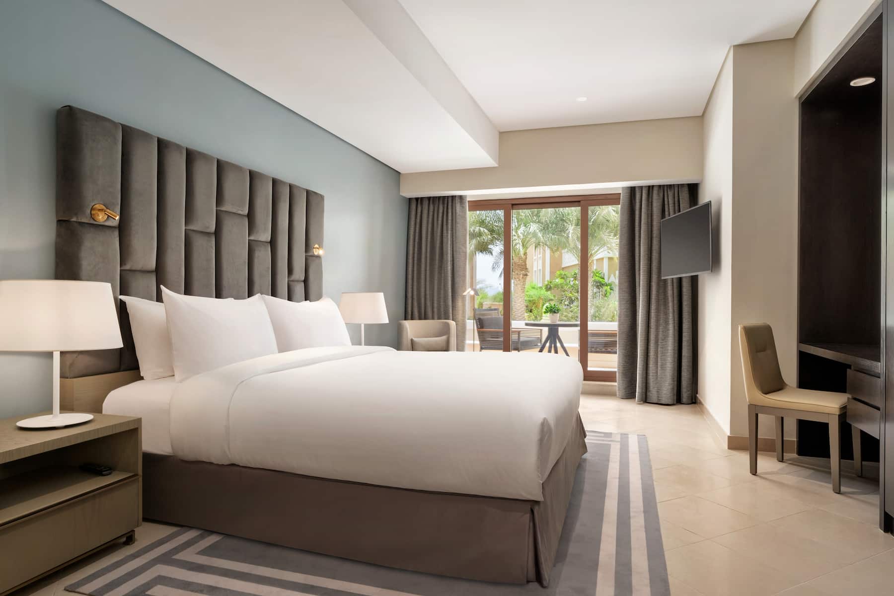 Guest room at the Wyndham Residences The Palm in Dubai, Other than US/Canada