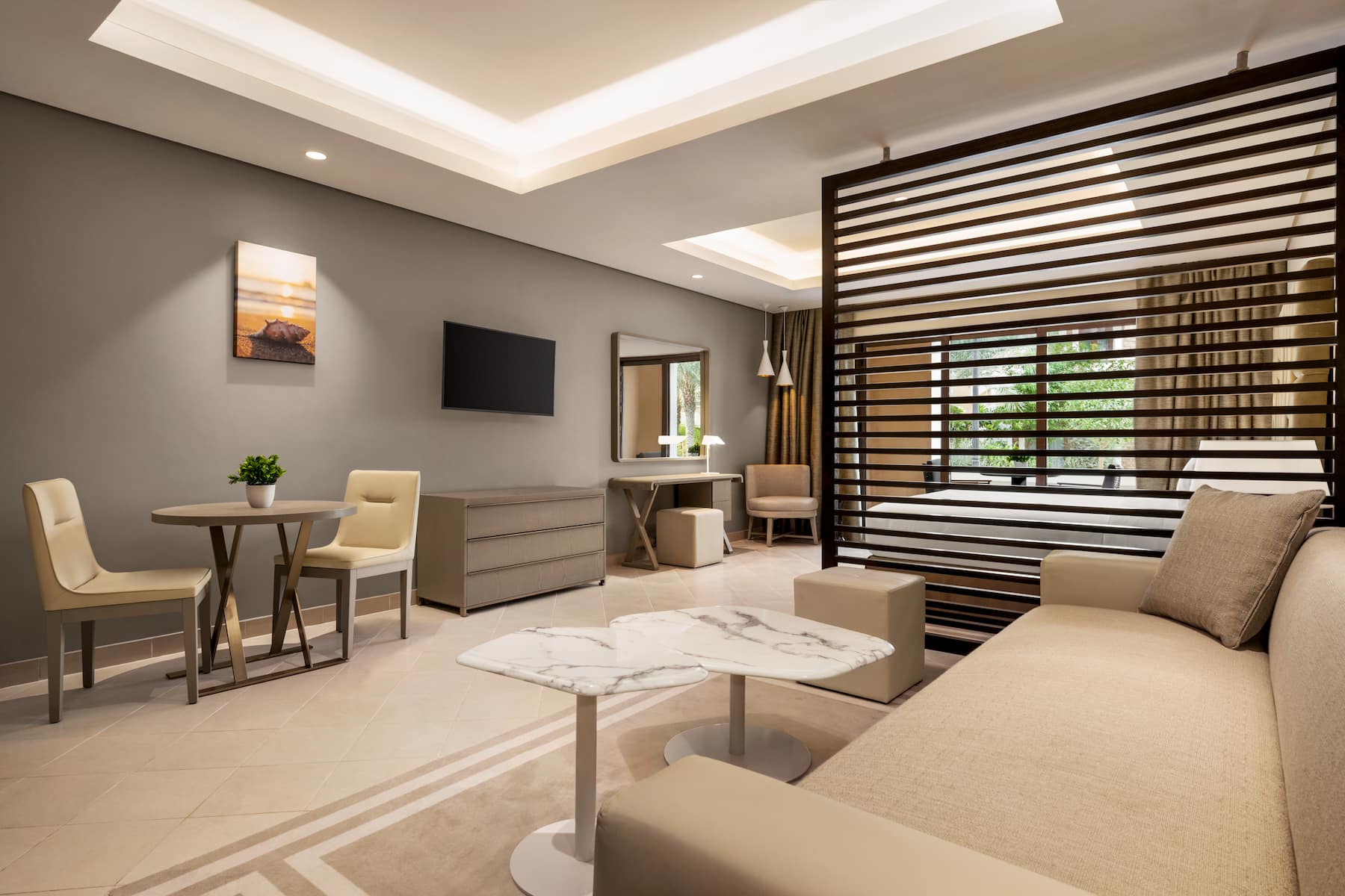 Guest room at the Wyndham Residences The Palm in Dubai, Other than US/Canada
