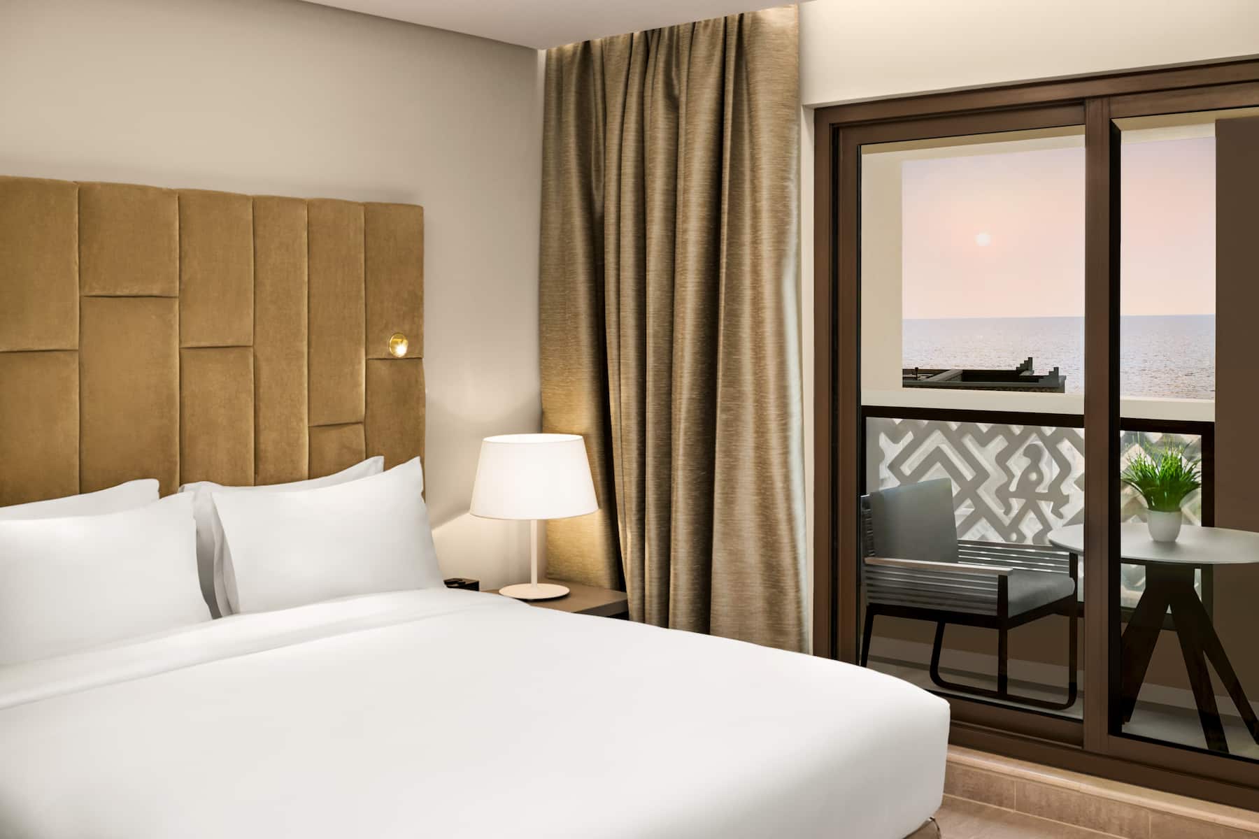 Guest room at the Wyndham Residences The Palm in Dubai, Other than US/Canada