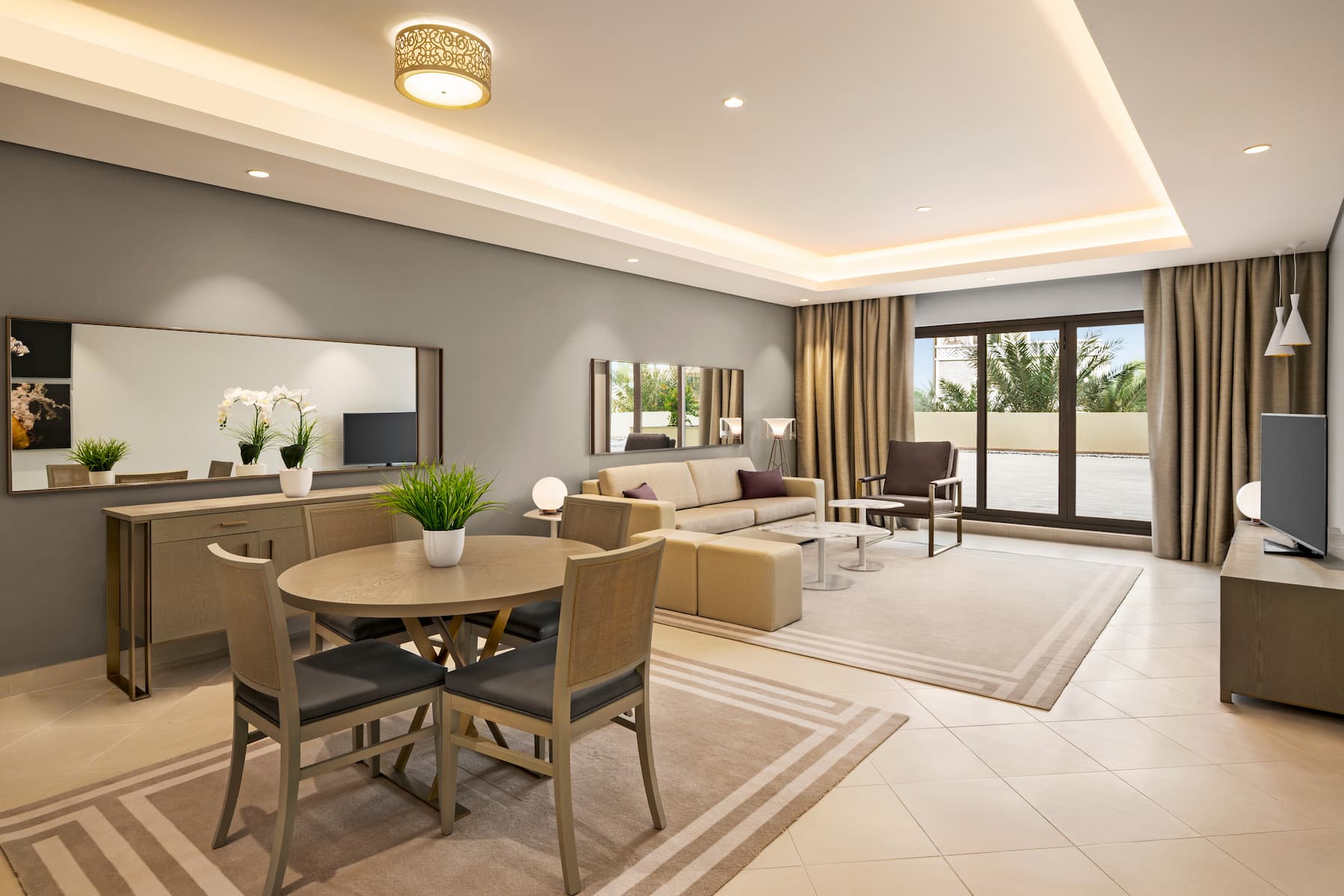 Guest room at the Wyndham Residences The Palm in Dubai, Other than US/Canada