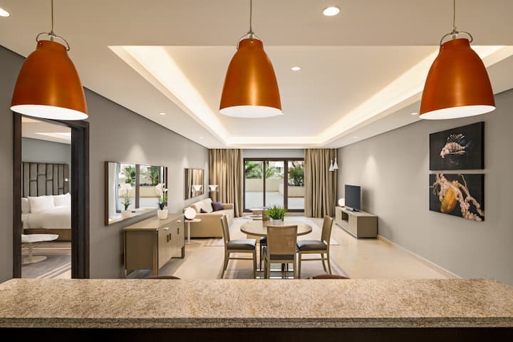 Guest room at the Wyndham Residences The Palm in Dubai, Other than US/Canada