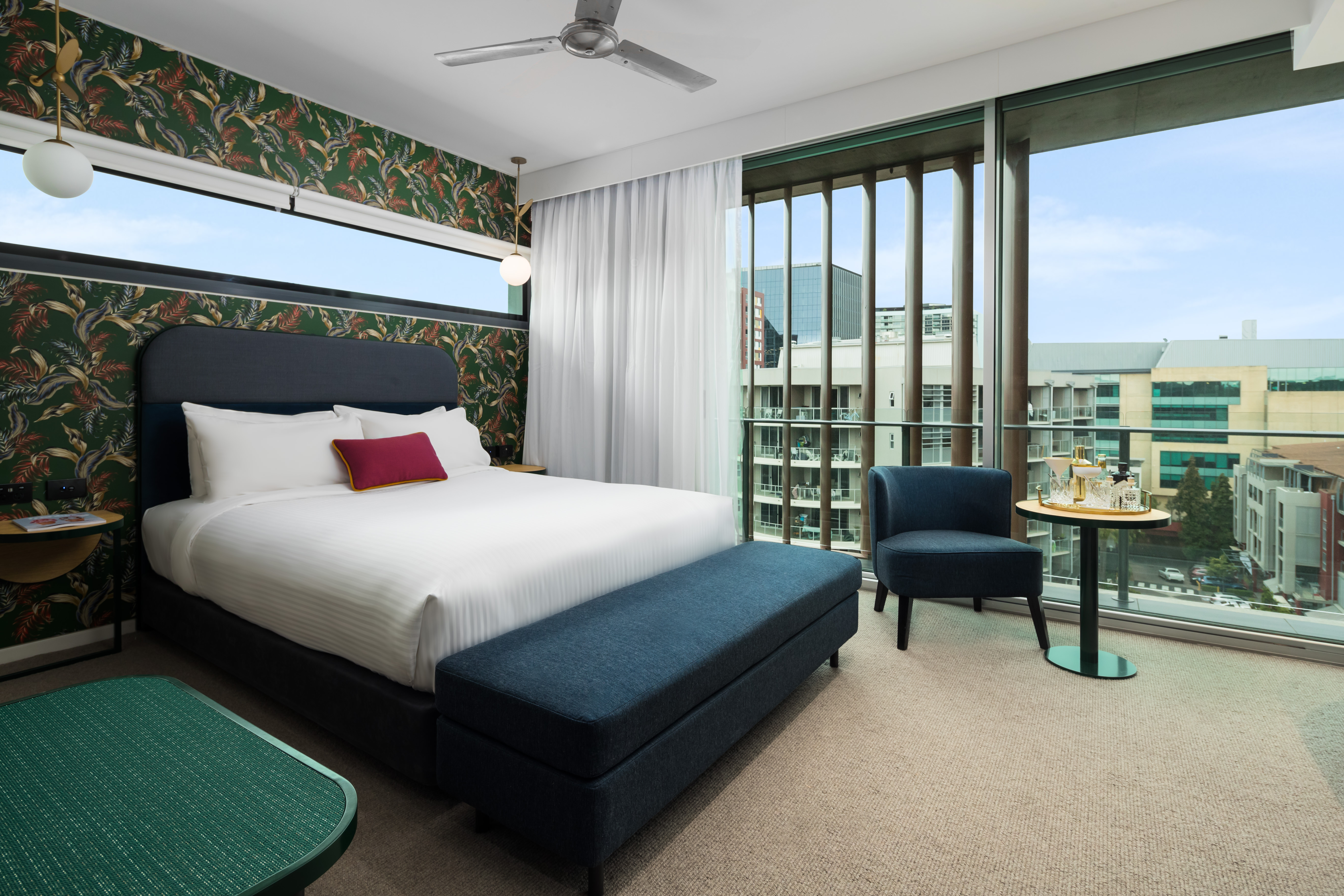 Guest room at the Ovolo Brisbane Fortitude Valley, a Wyndham Hotel in Brisbane, Other than US/Canada