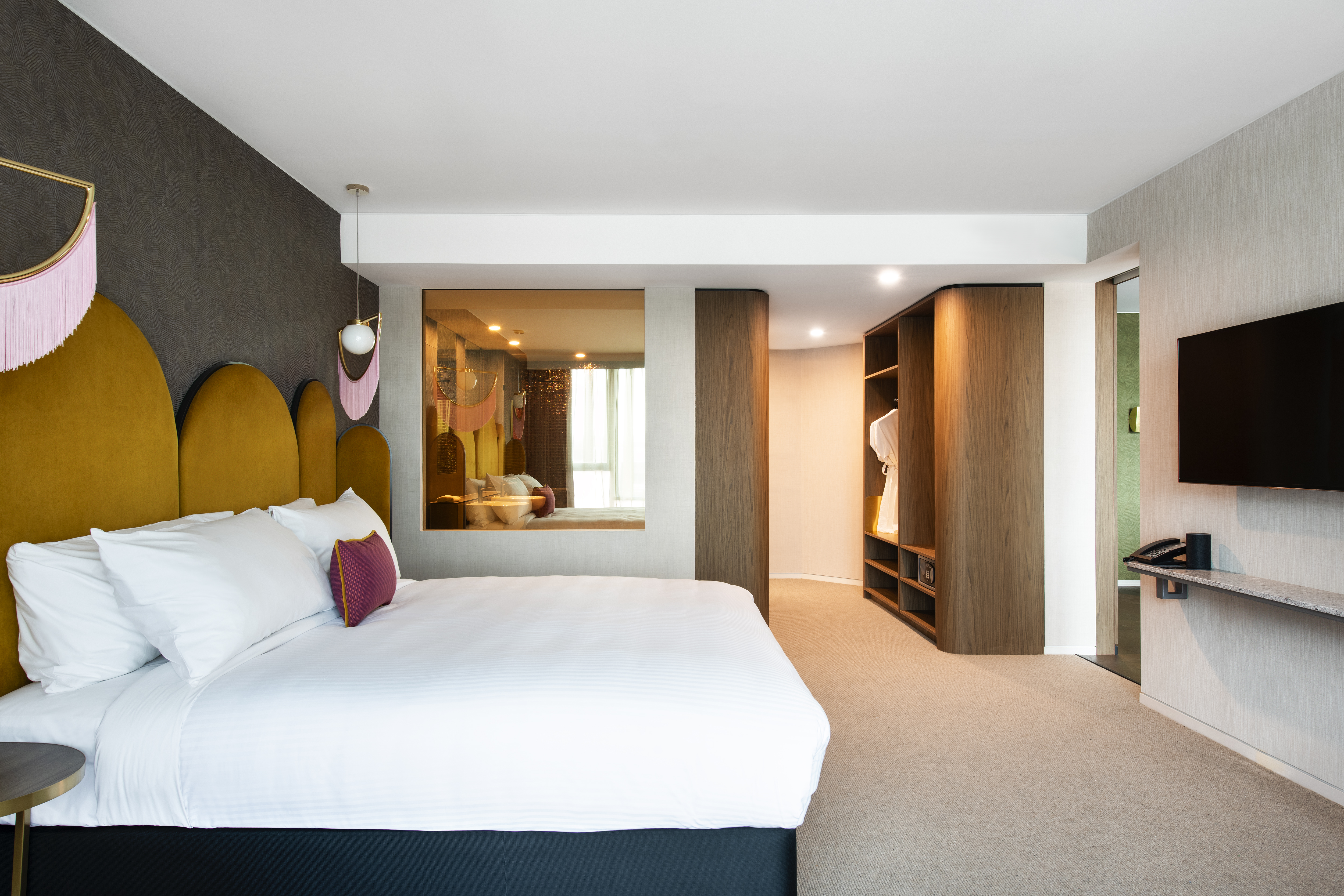 Guest room at the Ovolo Brisbane Fortitude Valley, a Wyndham Hotel in Brisbane, Other than US/Canada