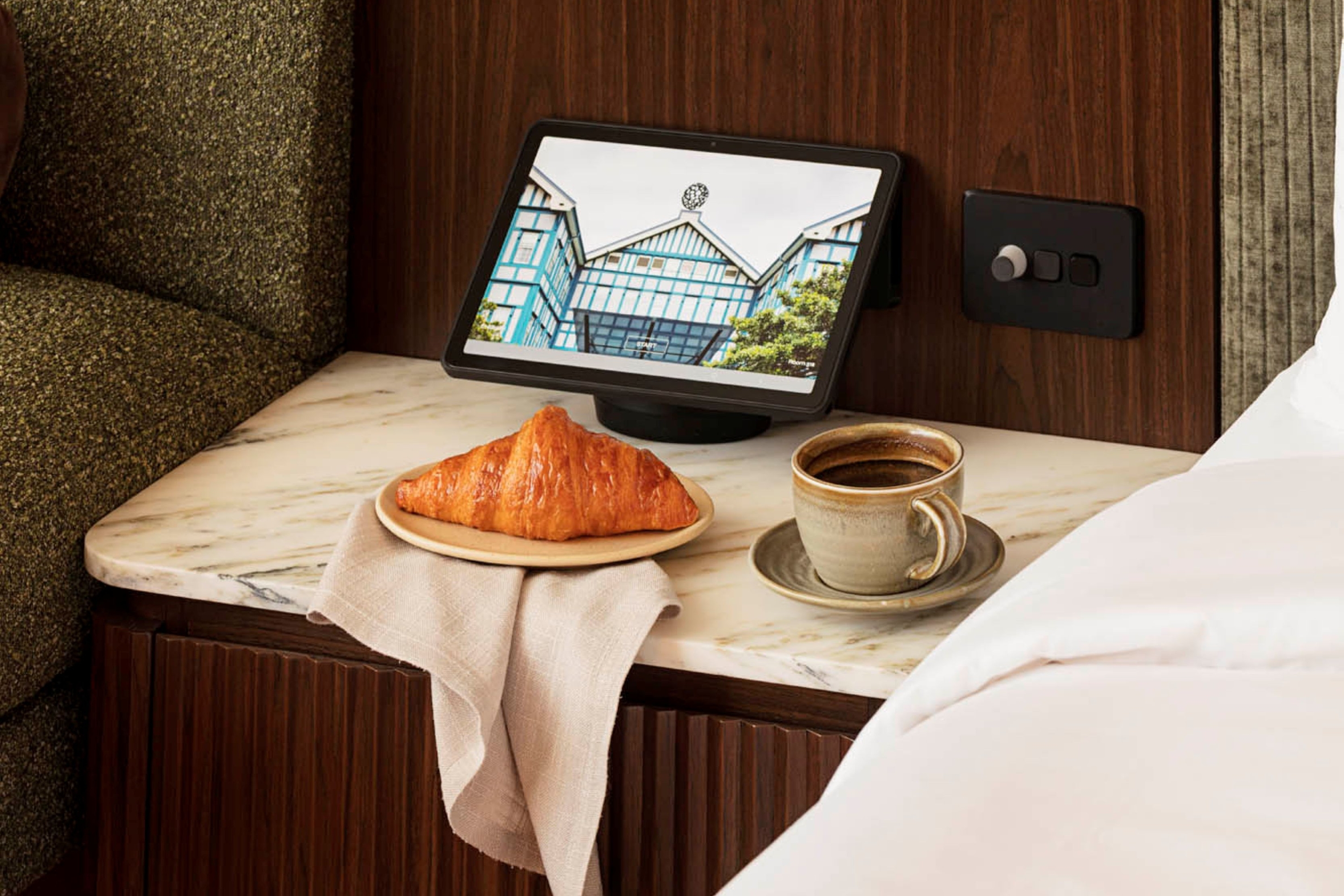 Guest room feature at the Ovolo Sydney Woolloomooloo, a Wyndham Hotel in Sydney, Other than US/Canada