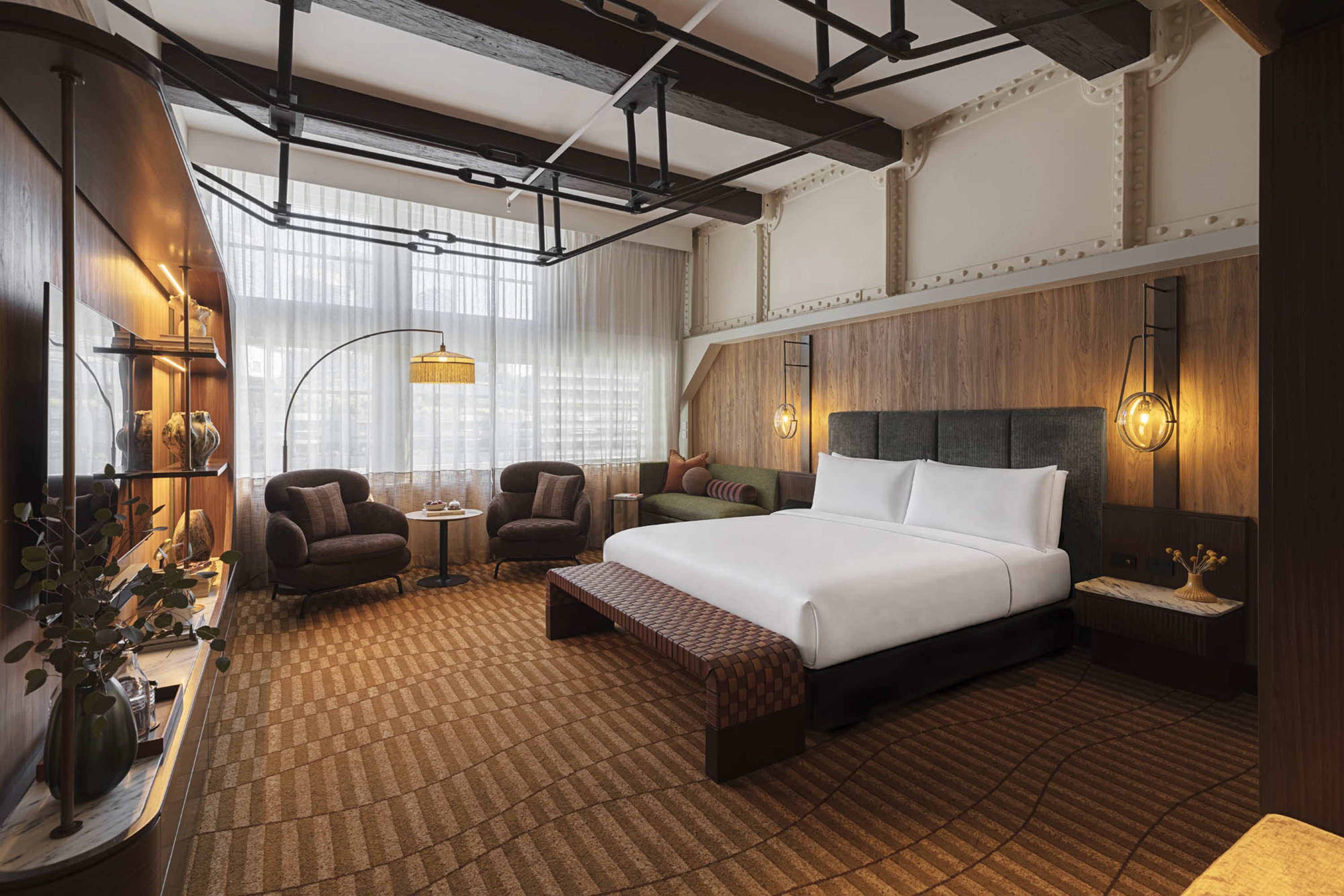 Guest room at the Ovolo Sydney Woolloomooloo, a Wyndham Hotel in Sydney, Other than US/Canada