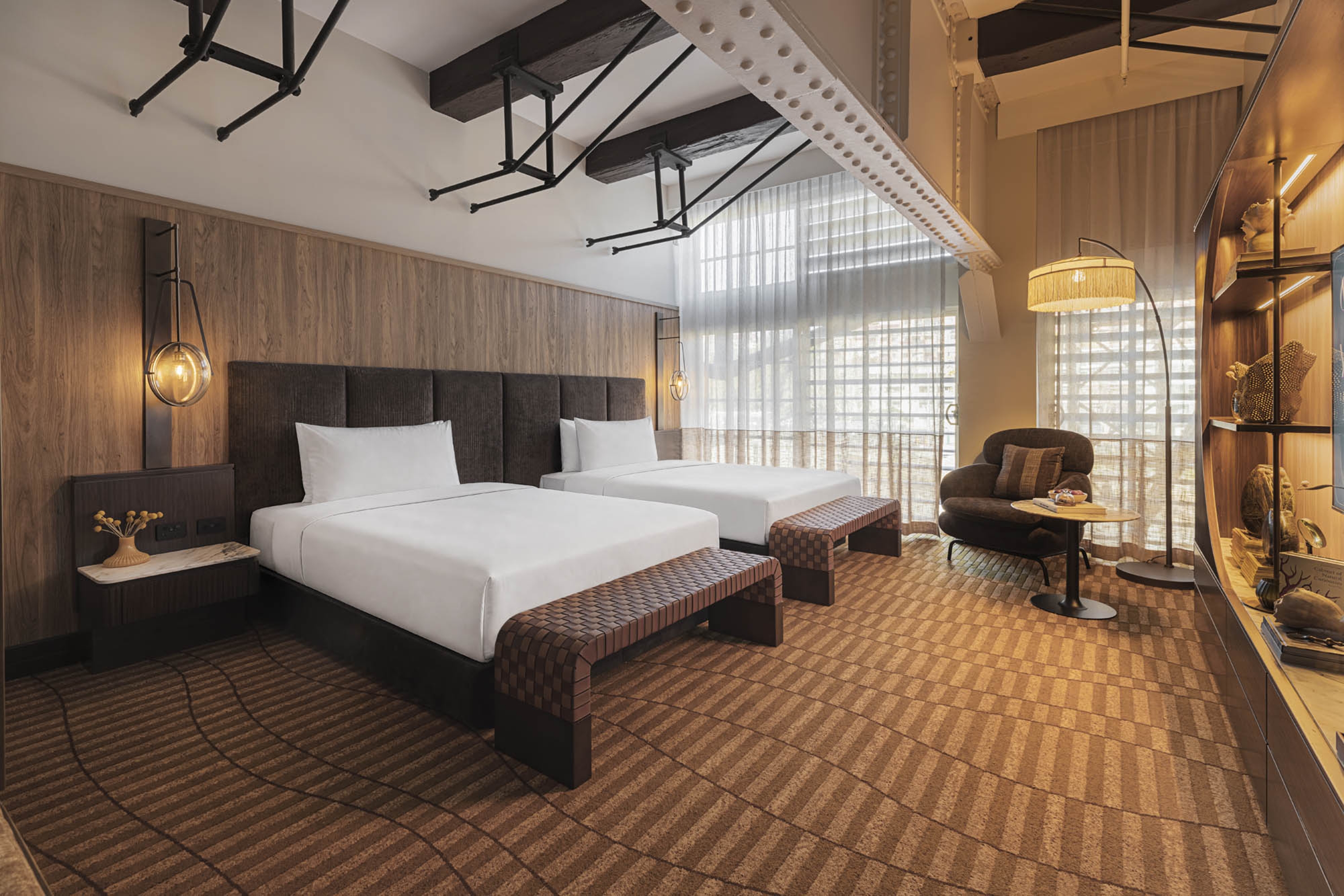 Guest room at the Ovolo Sydney Woolloomooloo, a Wyndham Hotel in Sydney, Other than US/Canada