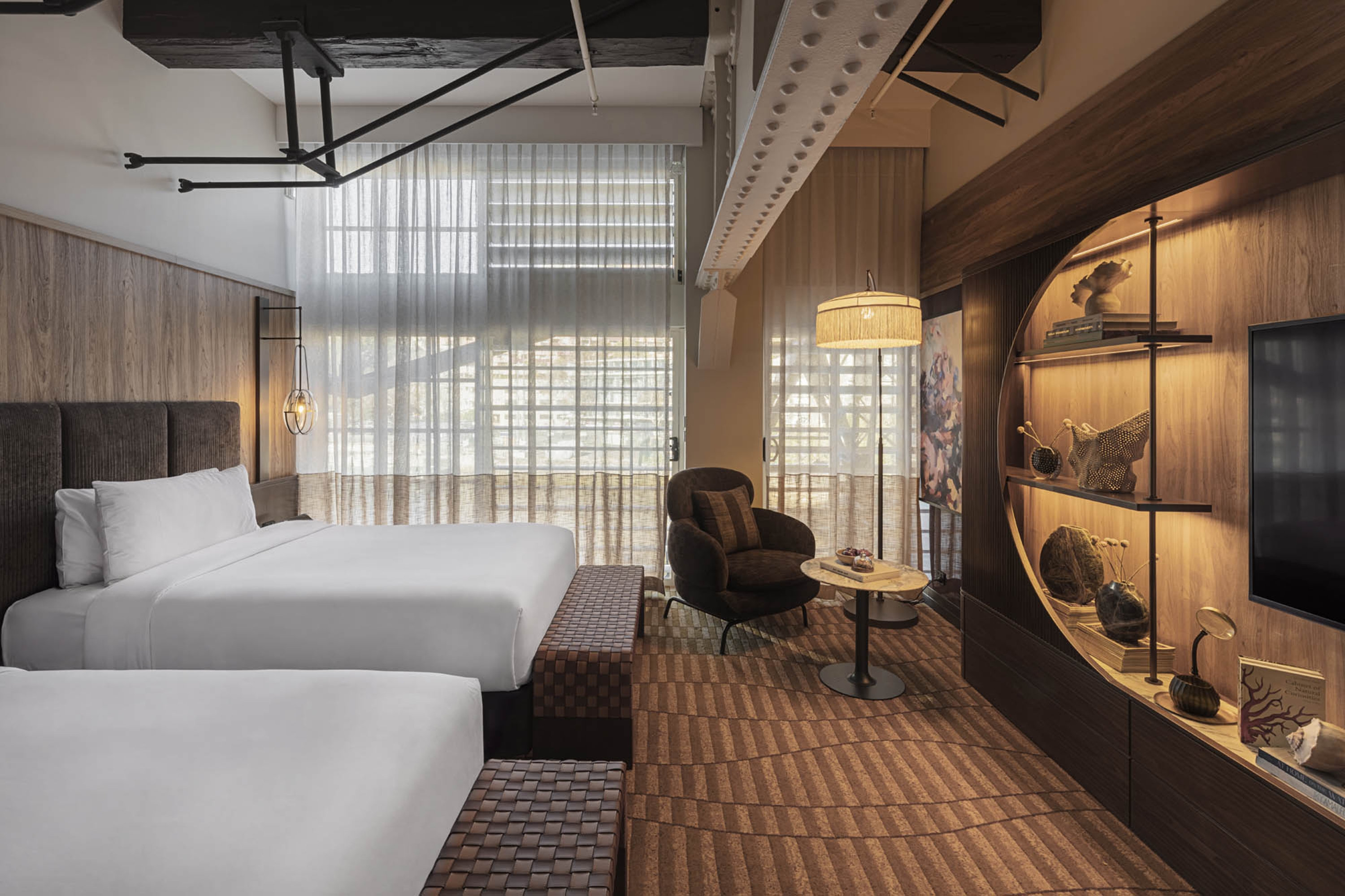 Guest room at the Ovolo Sydney Woolloomooloo, a Wyndham Hotel in Sydney, Other than US/Canada