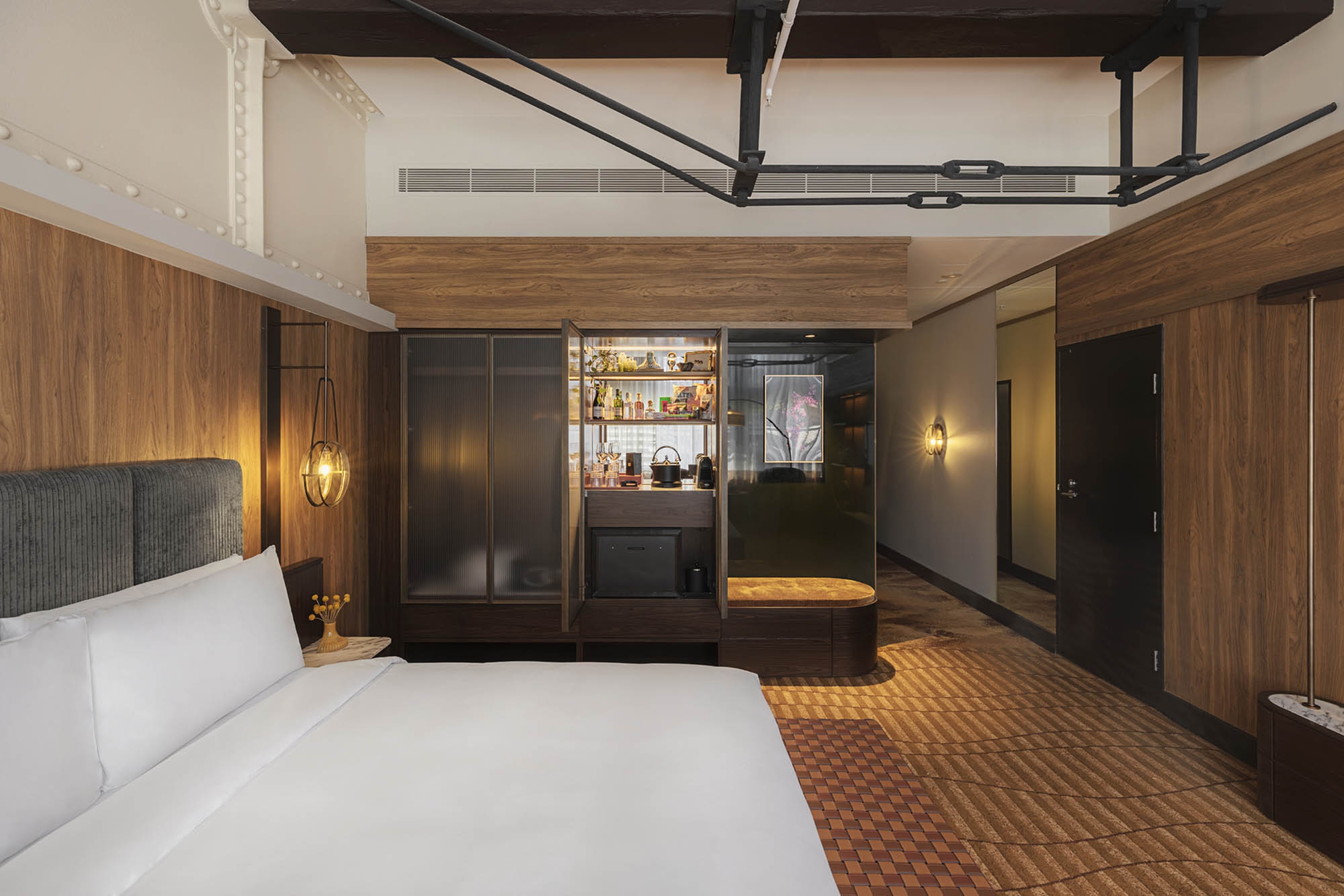Guest room at the Ovolo Sydney Woolloomooloo, a Wyndham Hotel in Sydney, Other than US/Canada