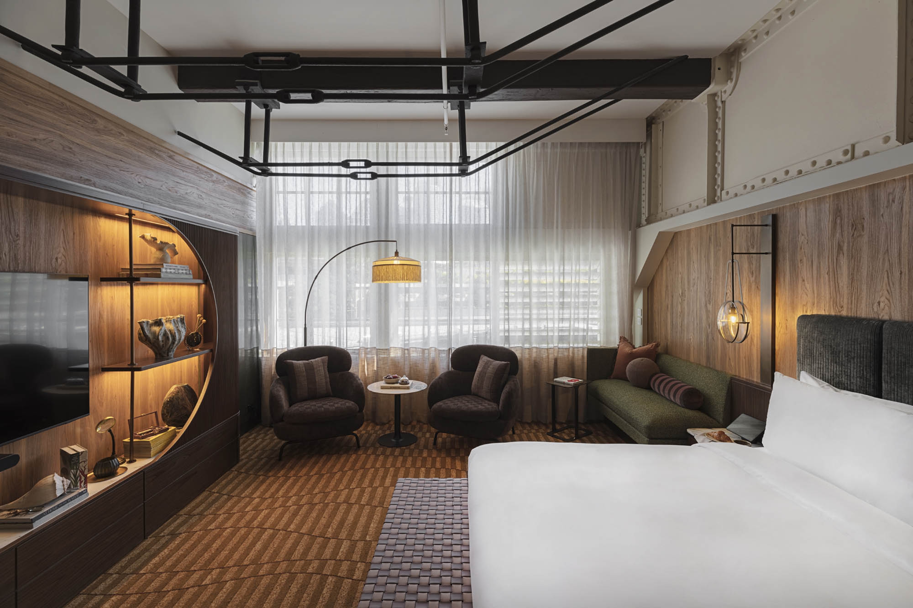 Guest room at the Ovolo Sydney Woolloomooloo, a Wyndham Hotel in Sydney, Other than US/Canada