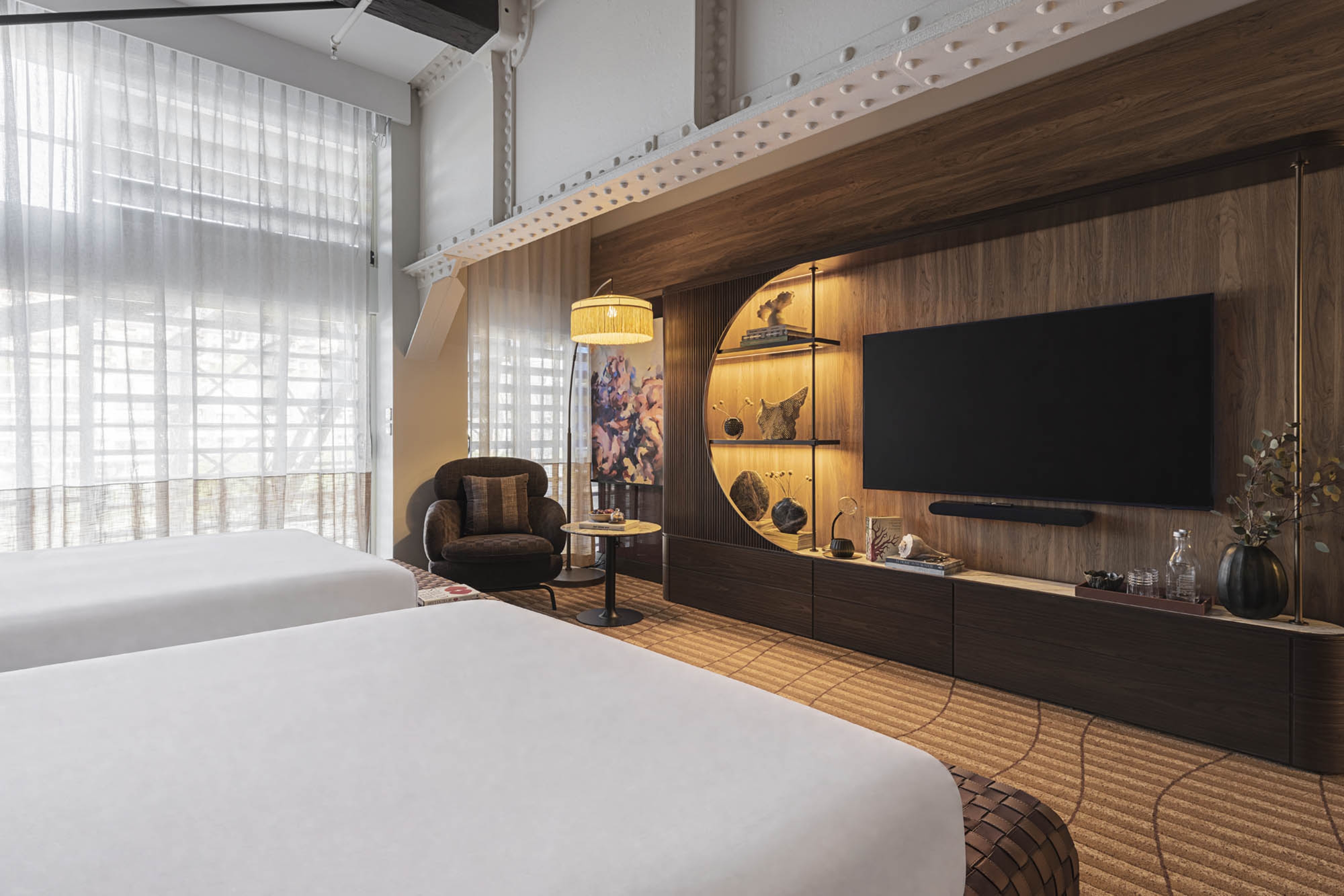 Guest room at the Ovolo Sydney Woolloomooloo, a Wyndham Hotel in Sydney, Other than US/Canada