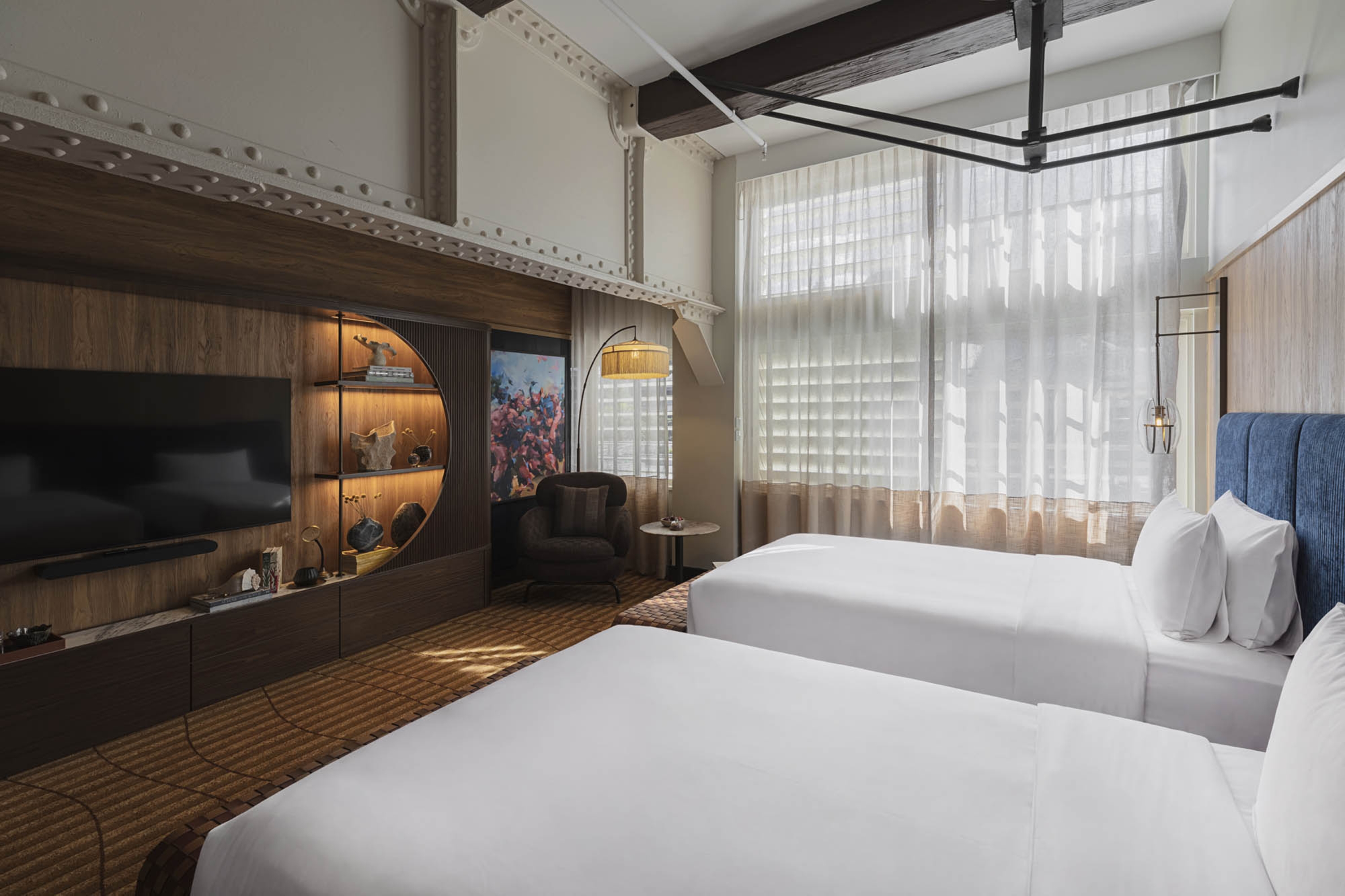Guest room at the Ovolo Sydney Woolloomooloo, a Wyndham Hotel in Sydney, Other than US/Canada