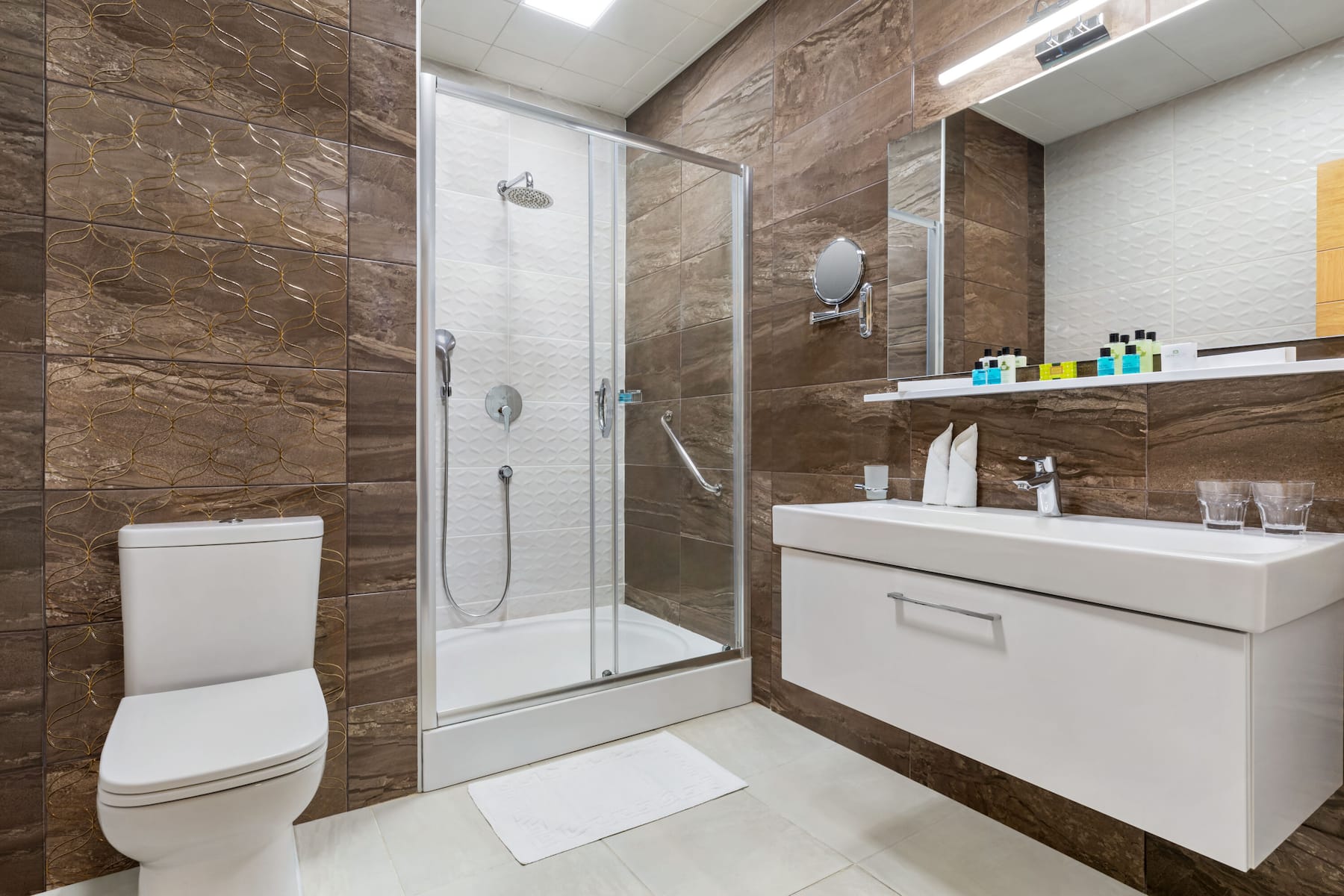 Guest room bath at the Wyndham Baku in Baku, Other than US/Canada