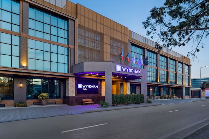Exterior of Wyndham Baku hotel in Baku, Other than US/Canada