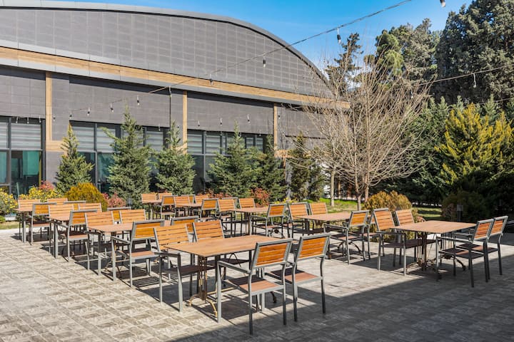 Bar patio at Wyndham Baku in Baku, Other than US/Canada