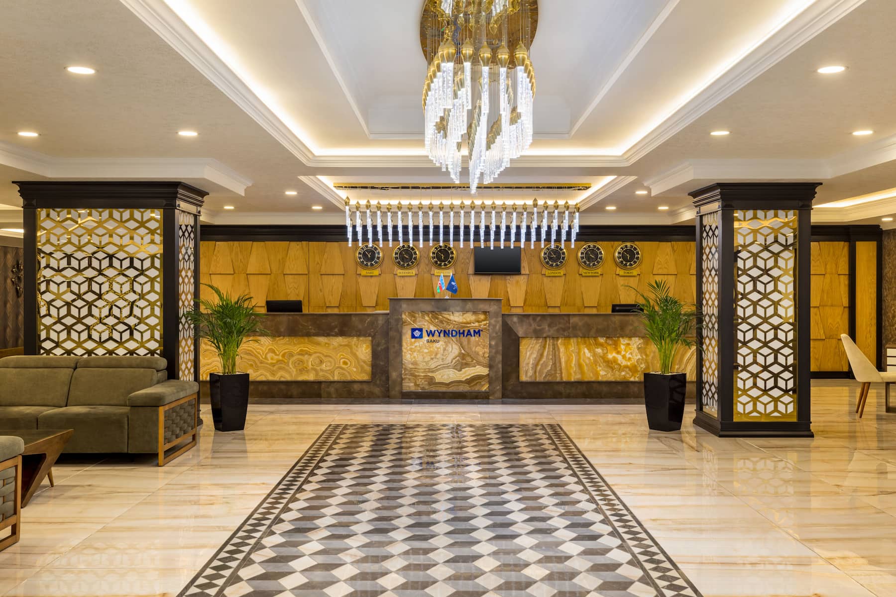 Wyndham Baku reception in Baku, Other than US/Canada
