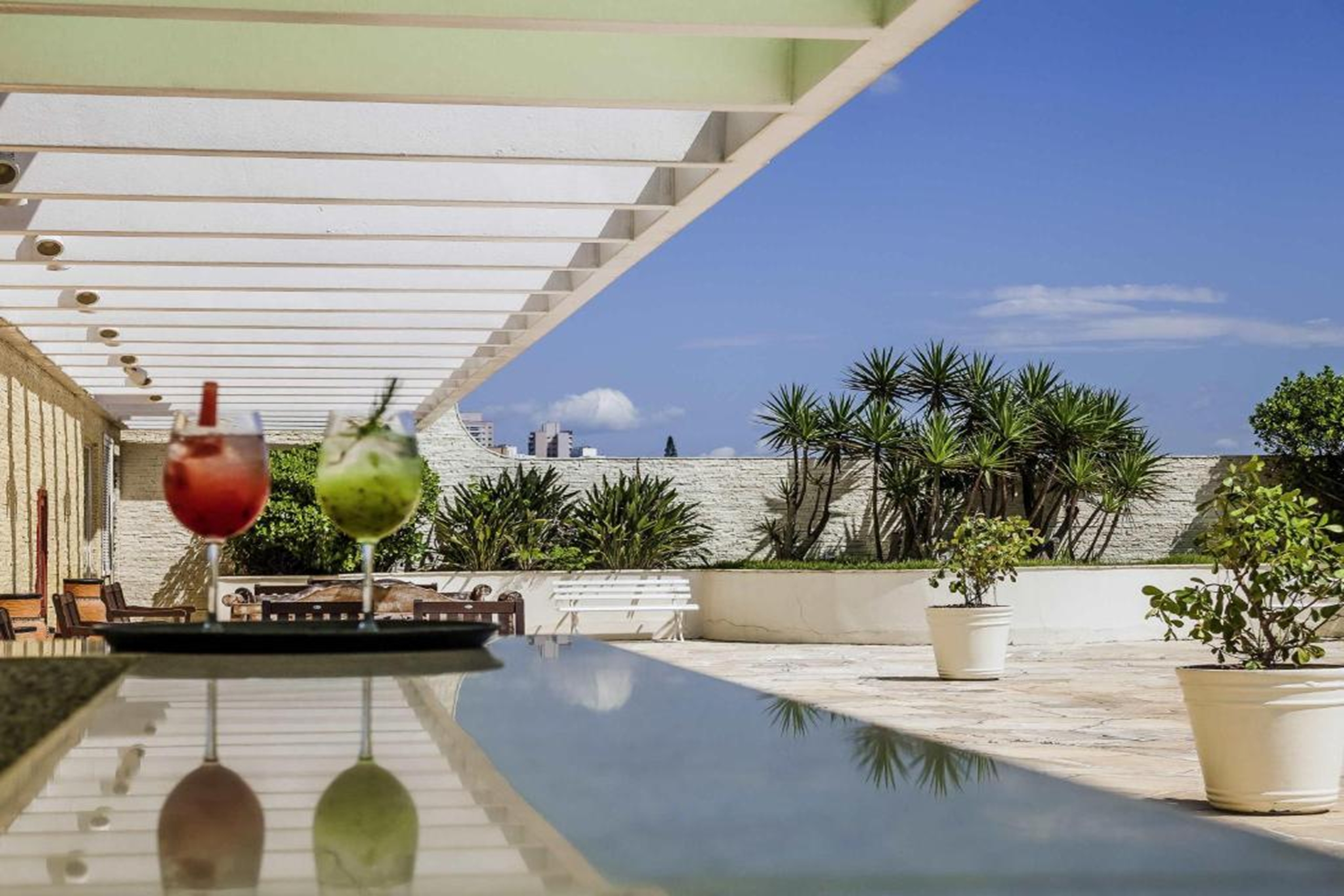 Pool bar at the Wyndham Macae in Macae, Other than US/Canada