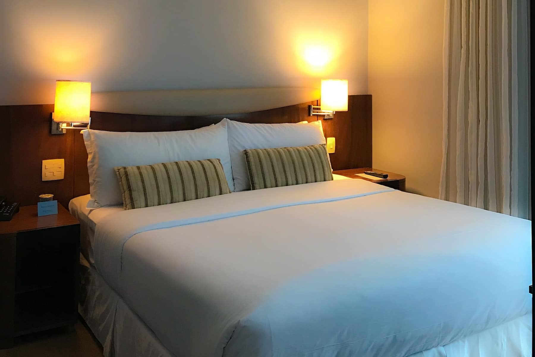 Guest room at the Wyndham Rio Barra in Rio de Janeiro, Other than US/Canada