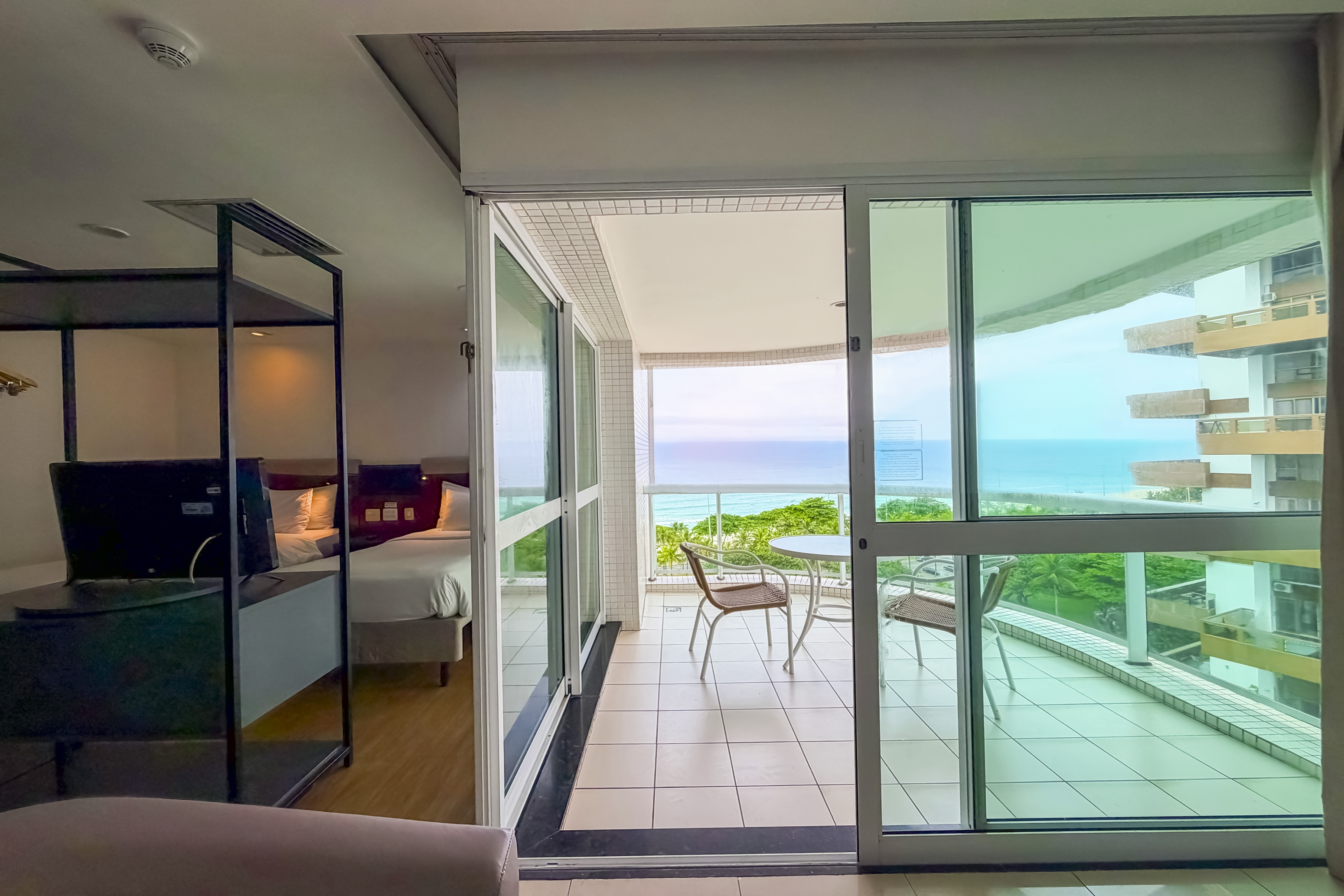 Guest room at the Wyndham Rio Barra in Rio de Janeiro, Other than US/Canada