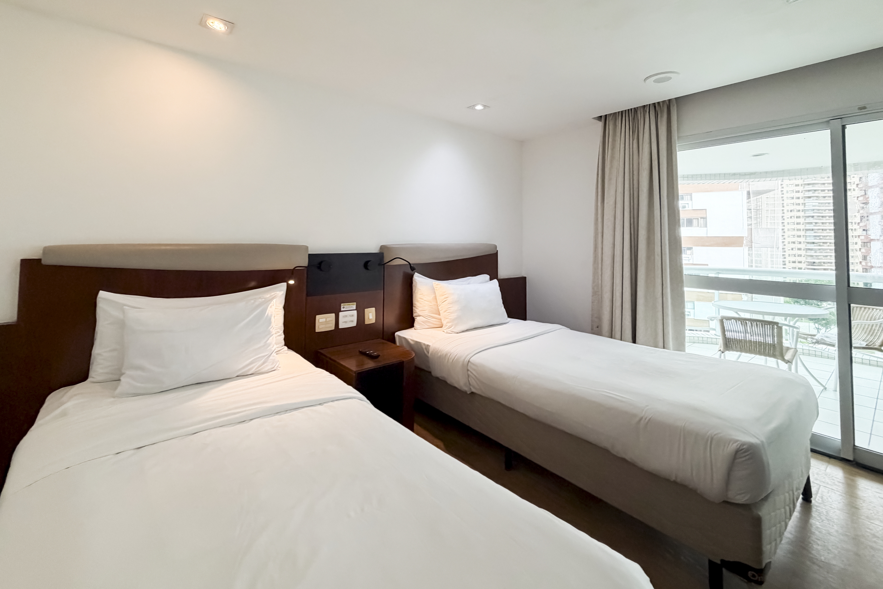 Guest room at the Wyndham Rio Barra in Rio de Janeiro, Other than US/Canada