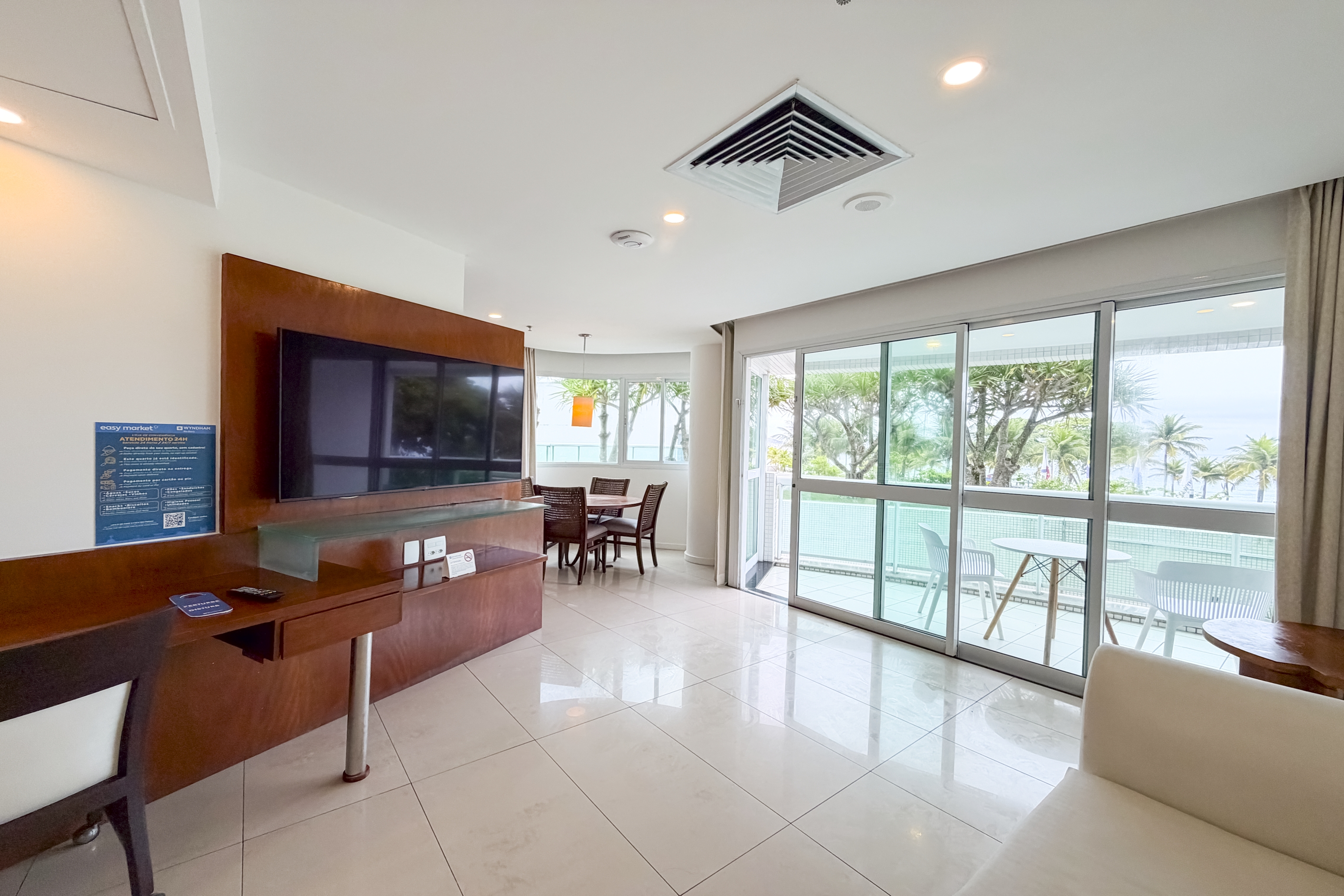 Guest room at the Wyndham Rio Barra in Rio de Janeiro, Other than US/Canada