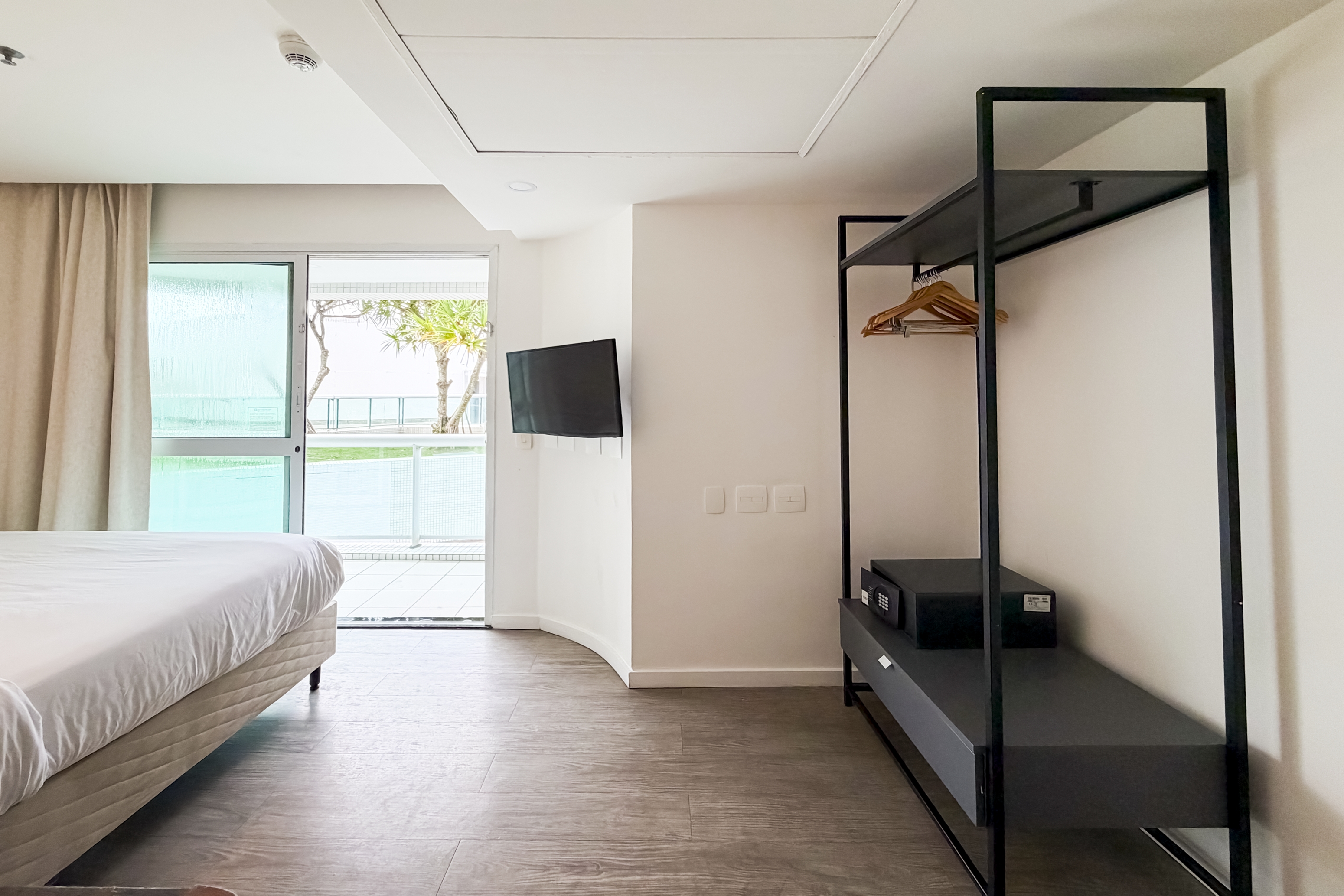 Guest room at the Wyndham Rio Barra in Rio de Janeiro, Other than US/Canada
