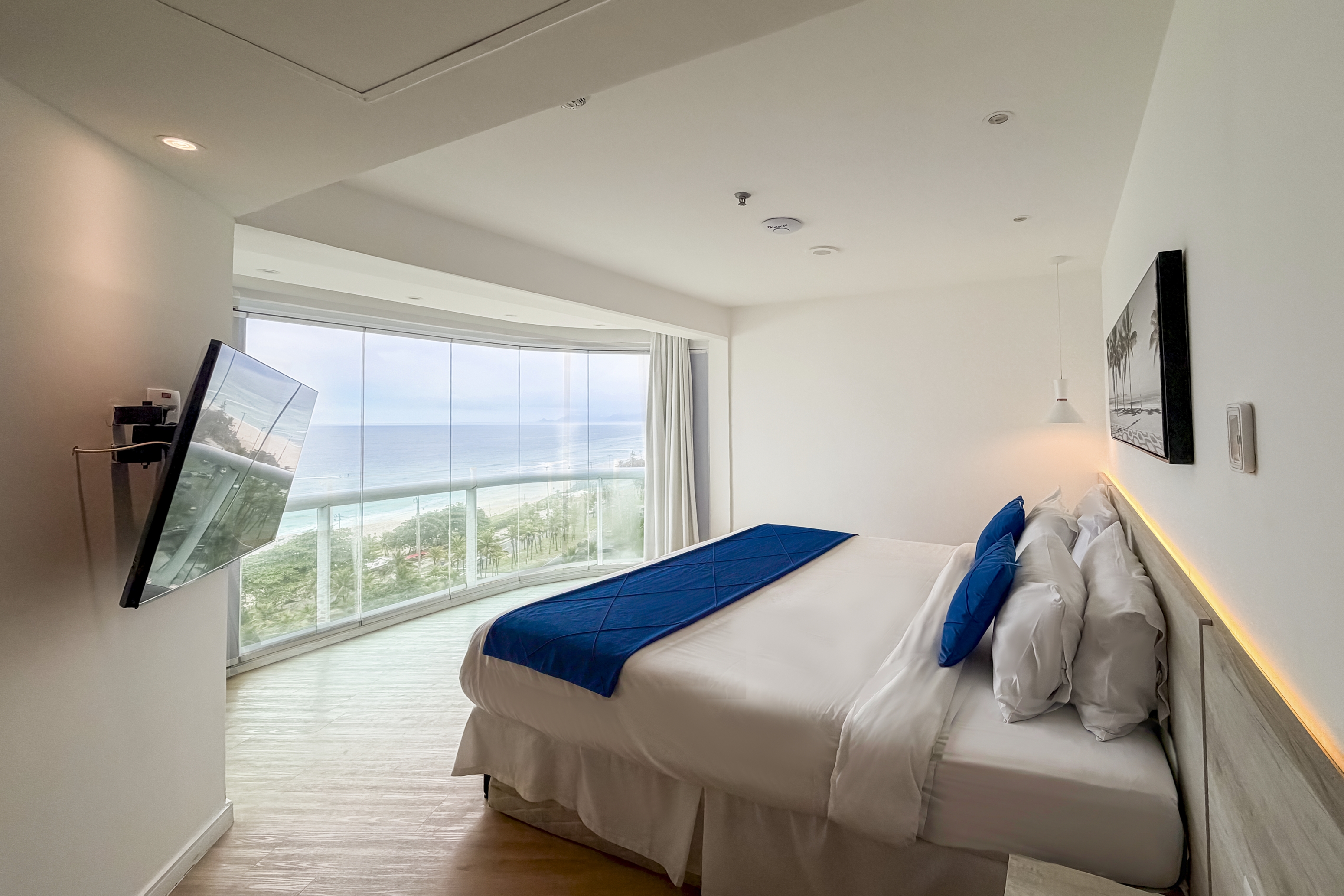 Guest room at the Wyndham Rio Barra in Rio de Janeiro, Other than US/Canada