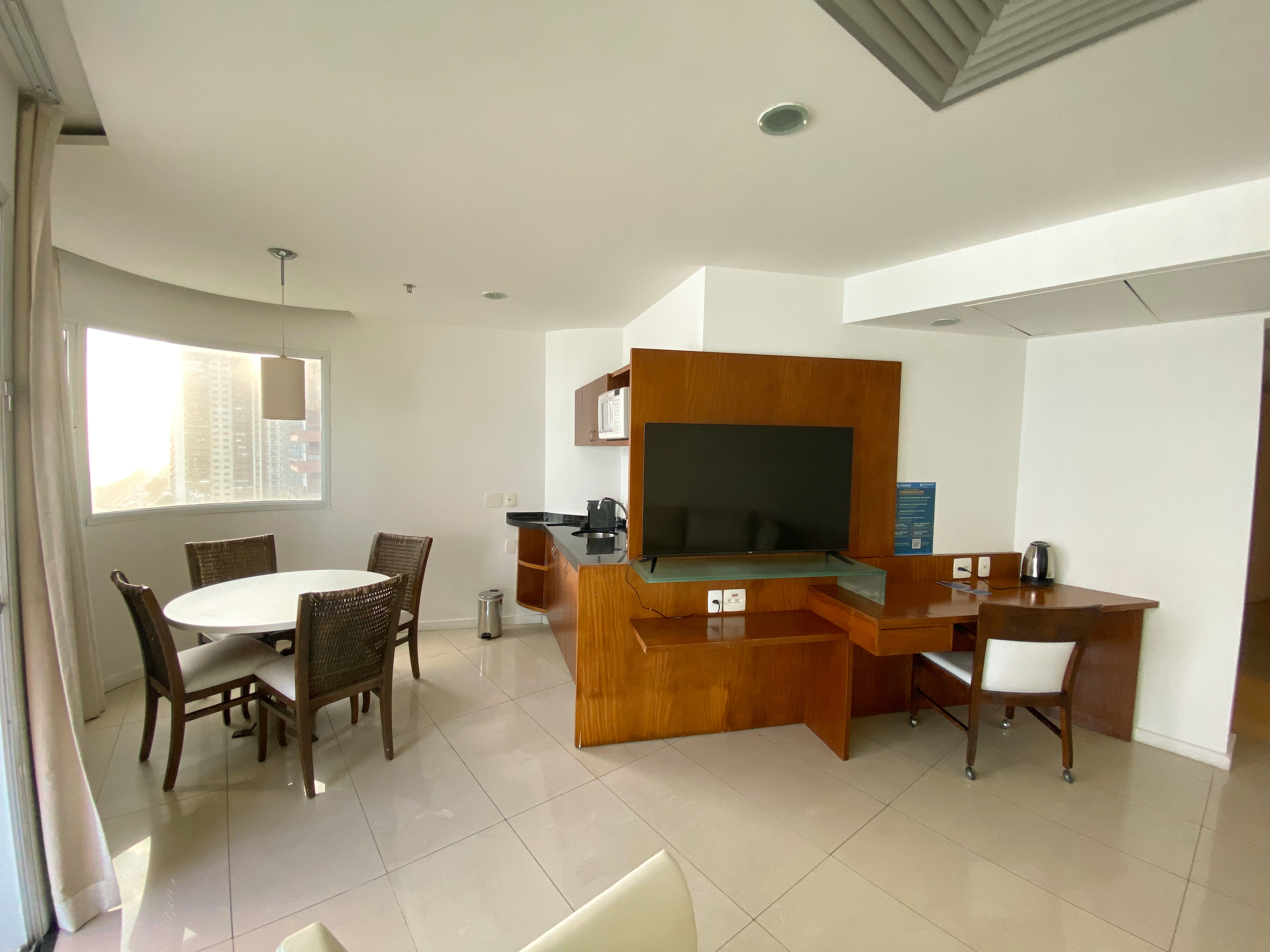 Guest room at the Wyndham Rio Barra in Rio de Janeiro, Other than US/Canada
