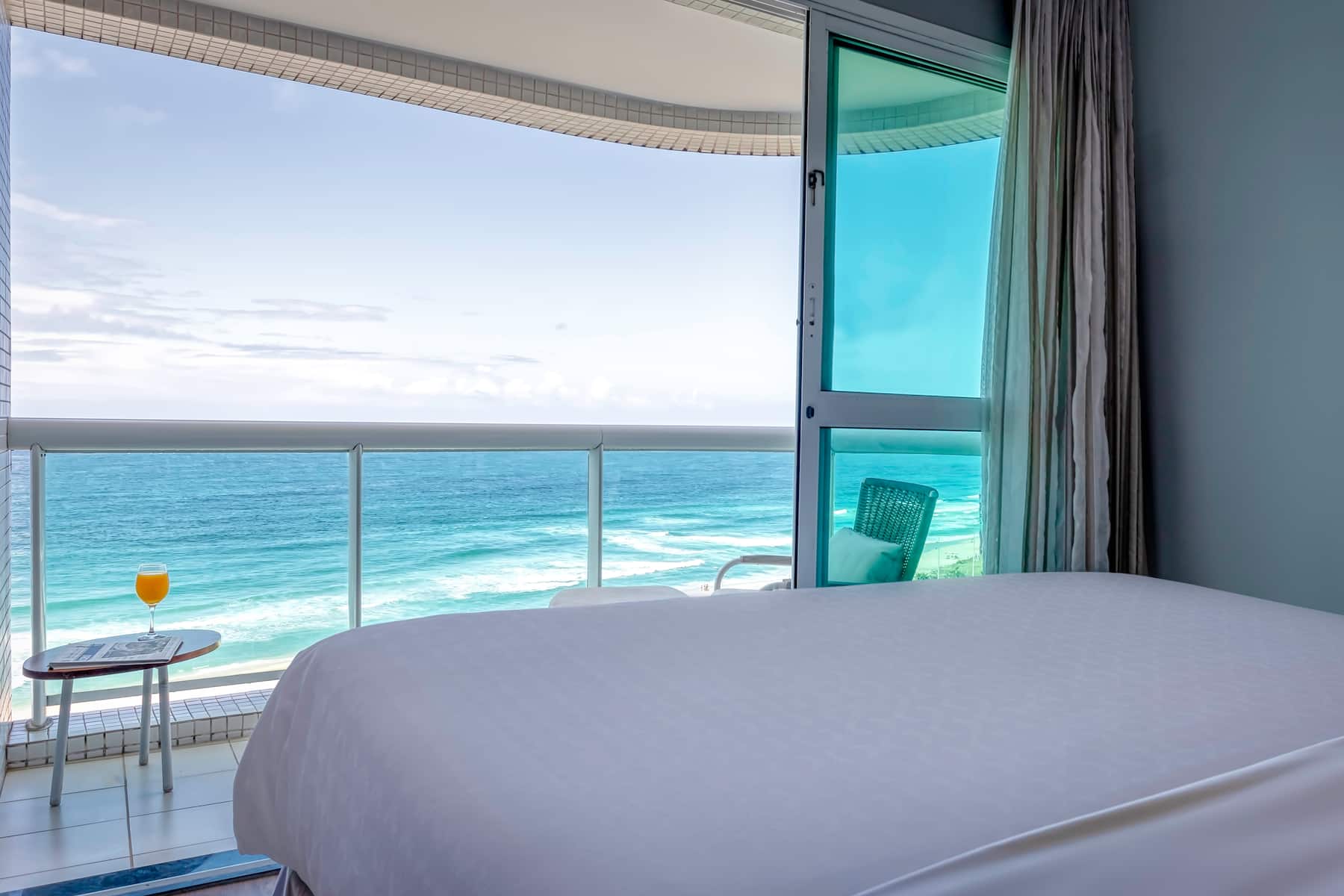 Guest room at the Wyndham Rio Barra in Rio de Janeiro, Other than US/Canada