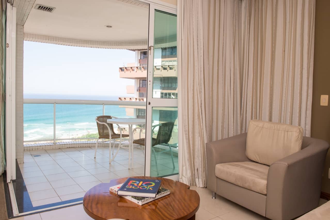 Guest room at the Wyndham Rio Barra in Rio de Janeiro, Other than US/Canada