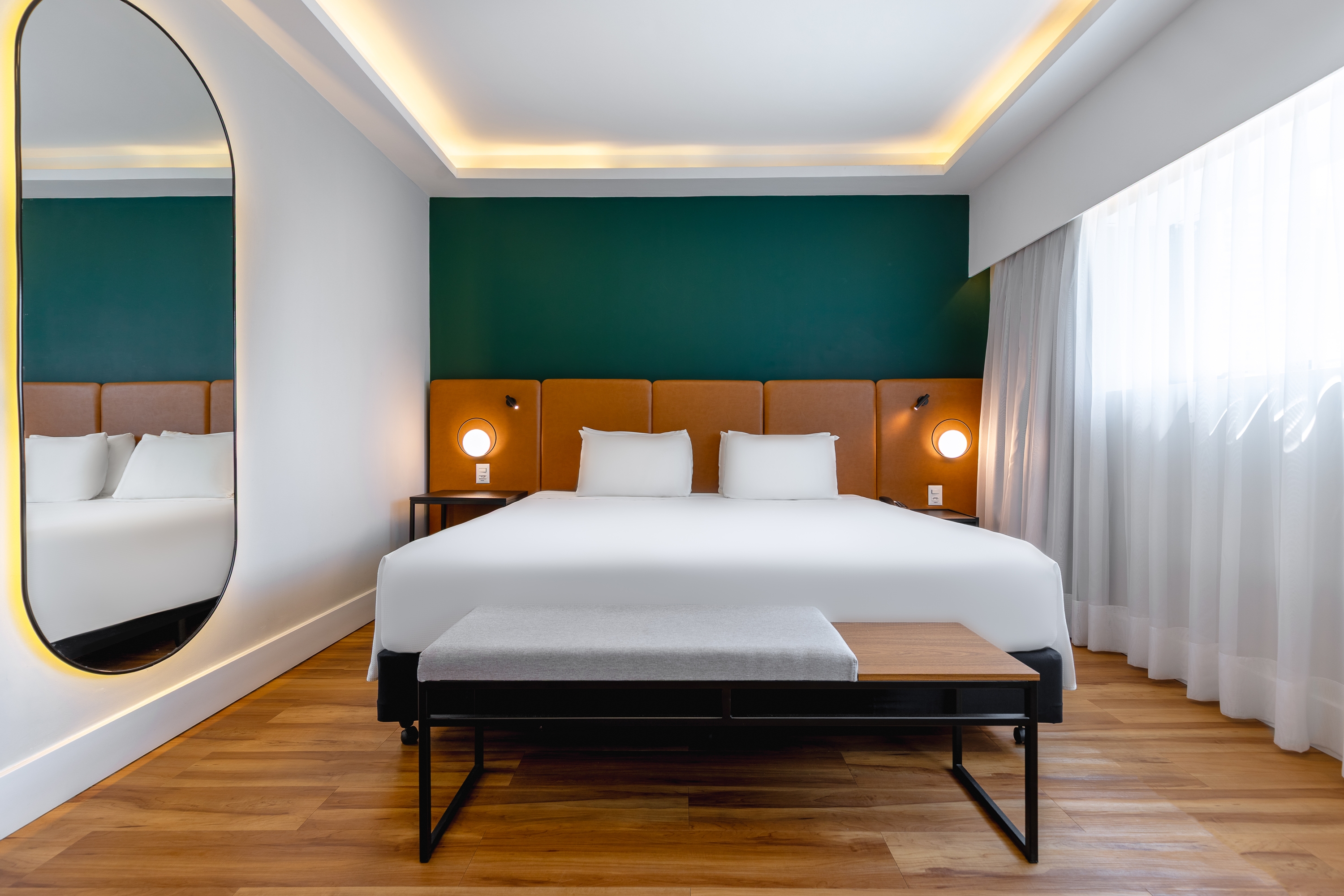 Guest room at the Wyndham Sao Paulo Berrini in Sao Paulo, Other than US/Canada