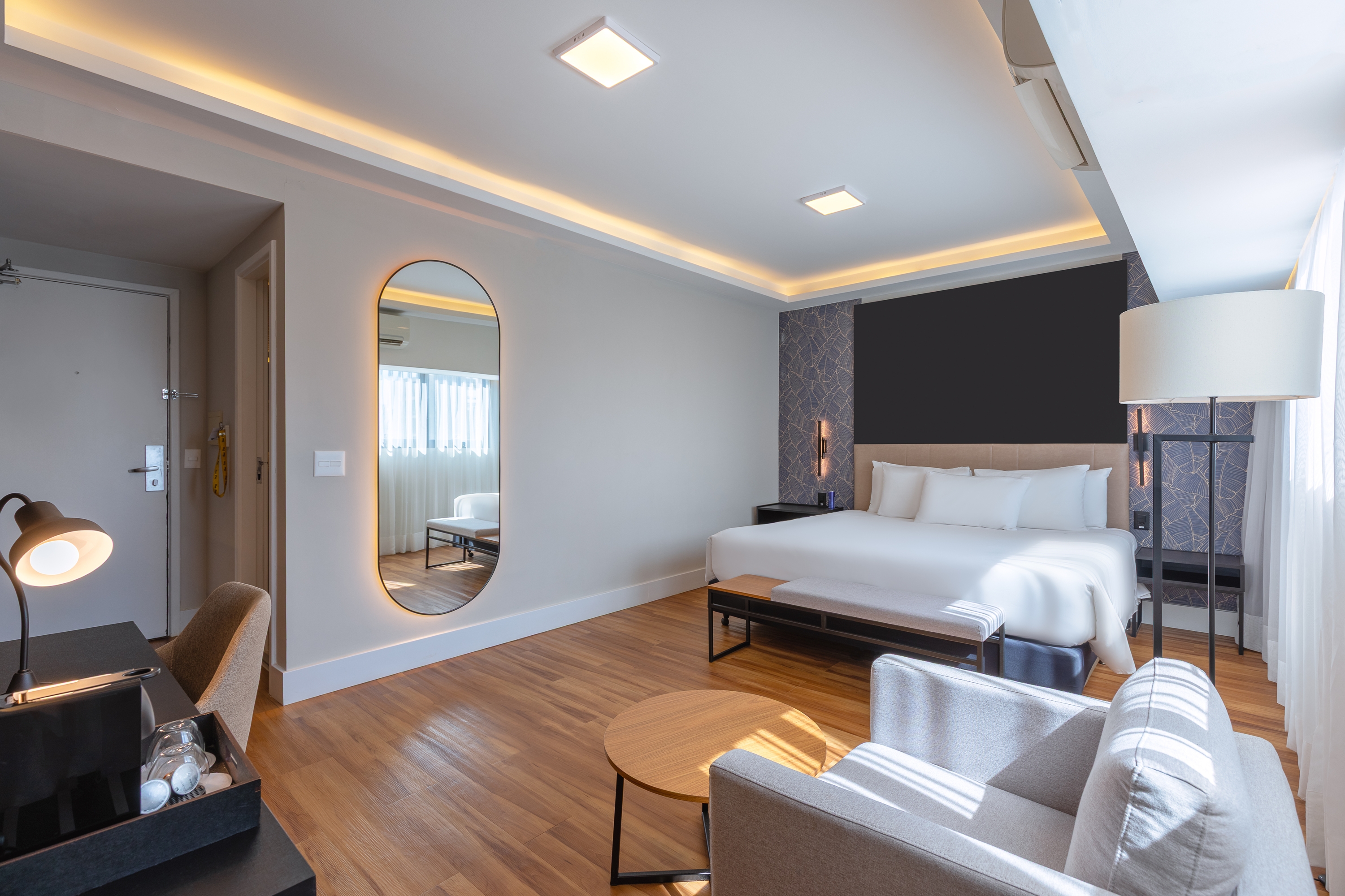 Guest room at the Wyndham Sao Paulo Berrini in Sao Paulo, Other than US/Canada