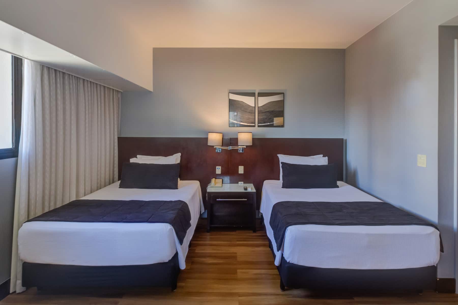 Guest room at the Wyndham Sao Paulo Berrini in Sao Paulo, Other than US/Canada
