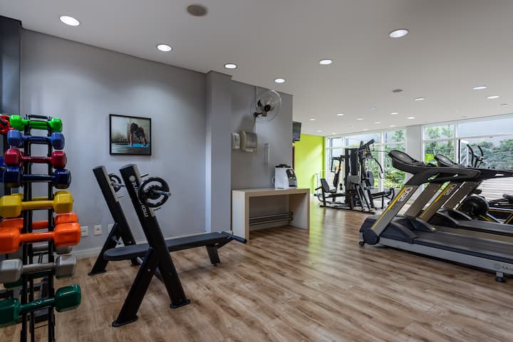 Fitness room at Wyndham Sao Paulo Paulista in Sao Paulo, Other than US/Canada