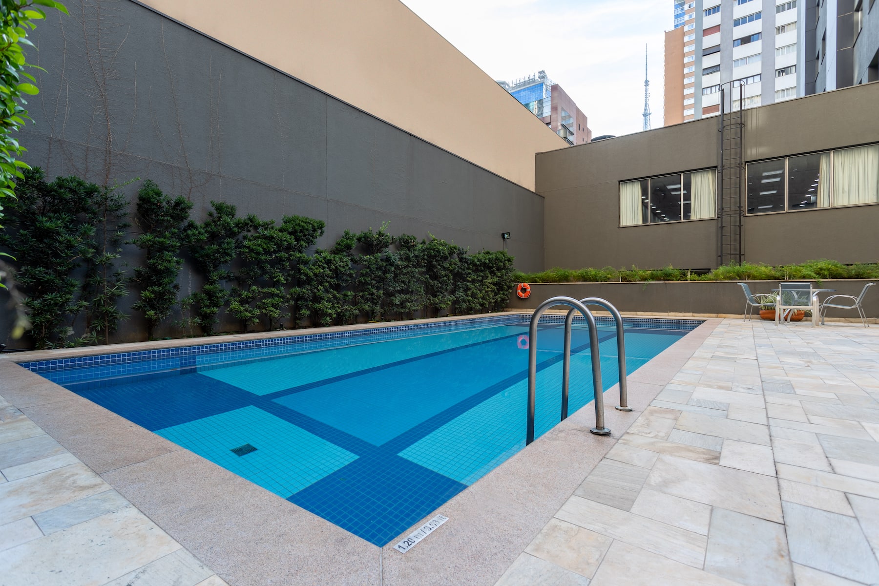 Pool at the Wyndham Sao Paulo Paulista in Sao Paulo, Other than US/Canada
